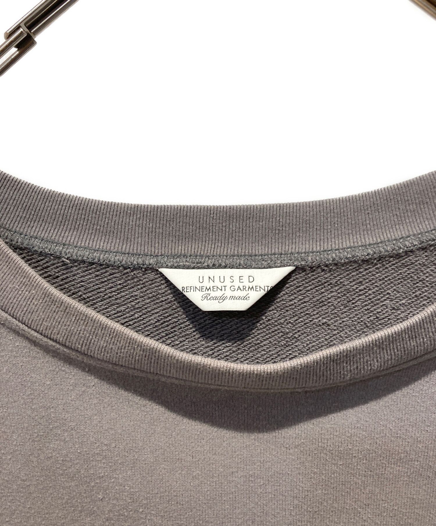 中古・古着通販】UNUSED (アンユーズド) COTTON CREW グレー サイズ:4