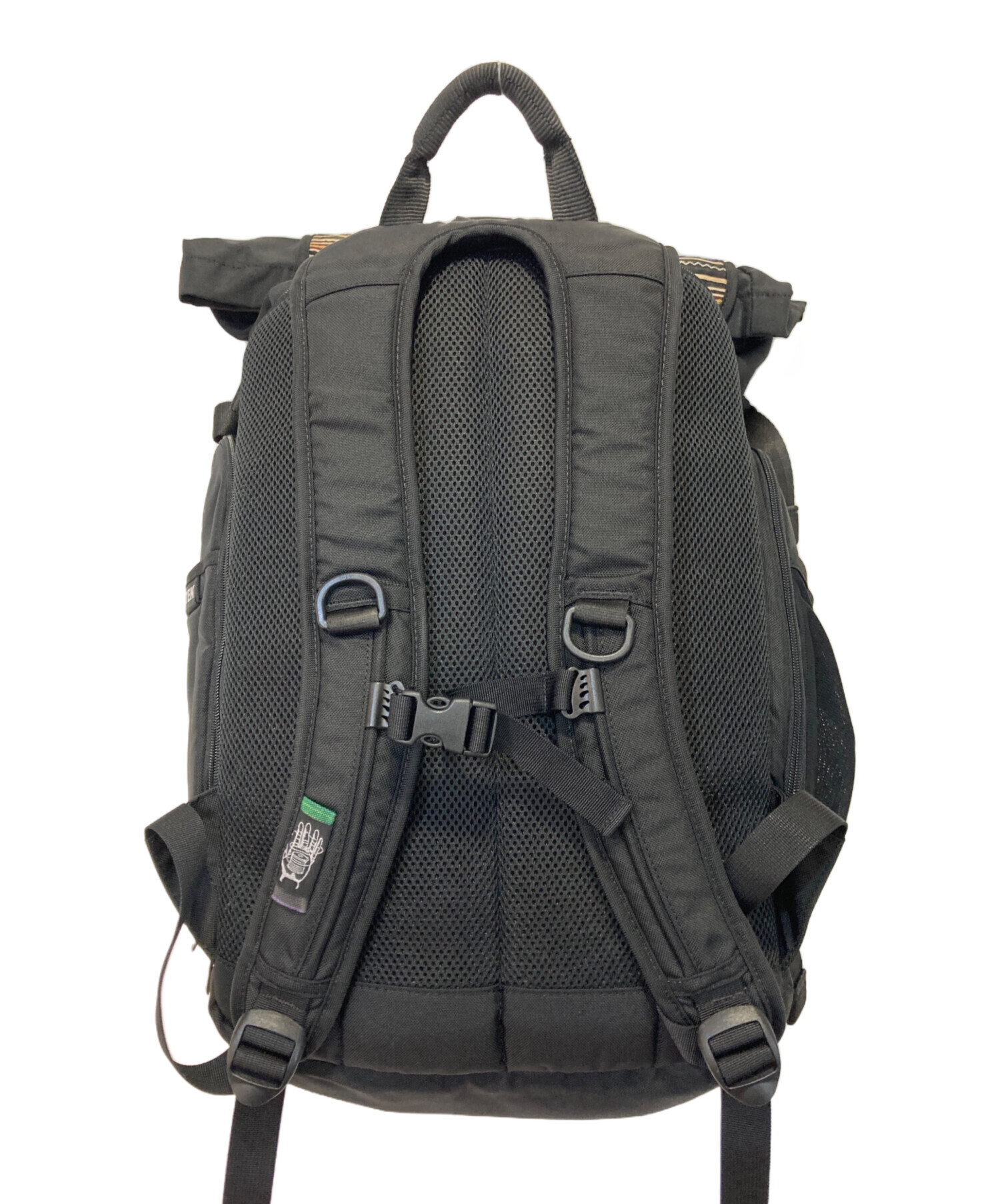 中古・古着通販】ethnotek (エスノテック) 民族柄デイパック ブラック 