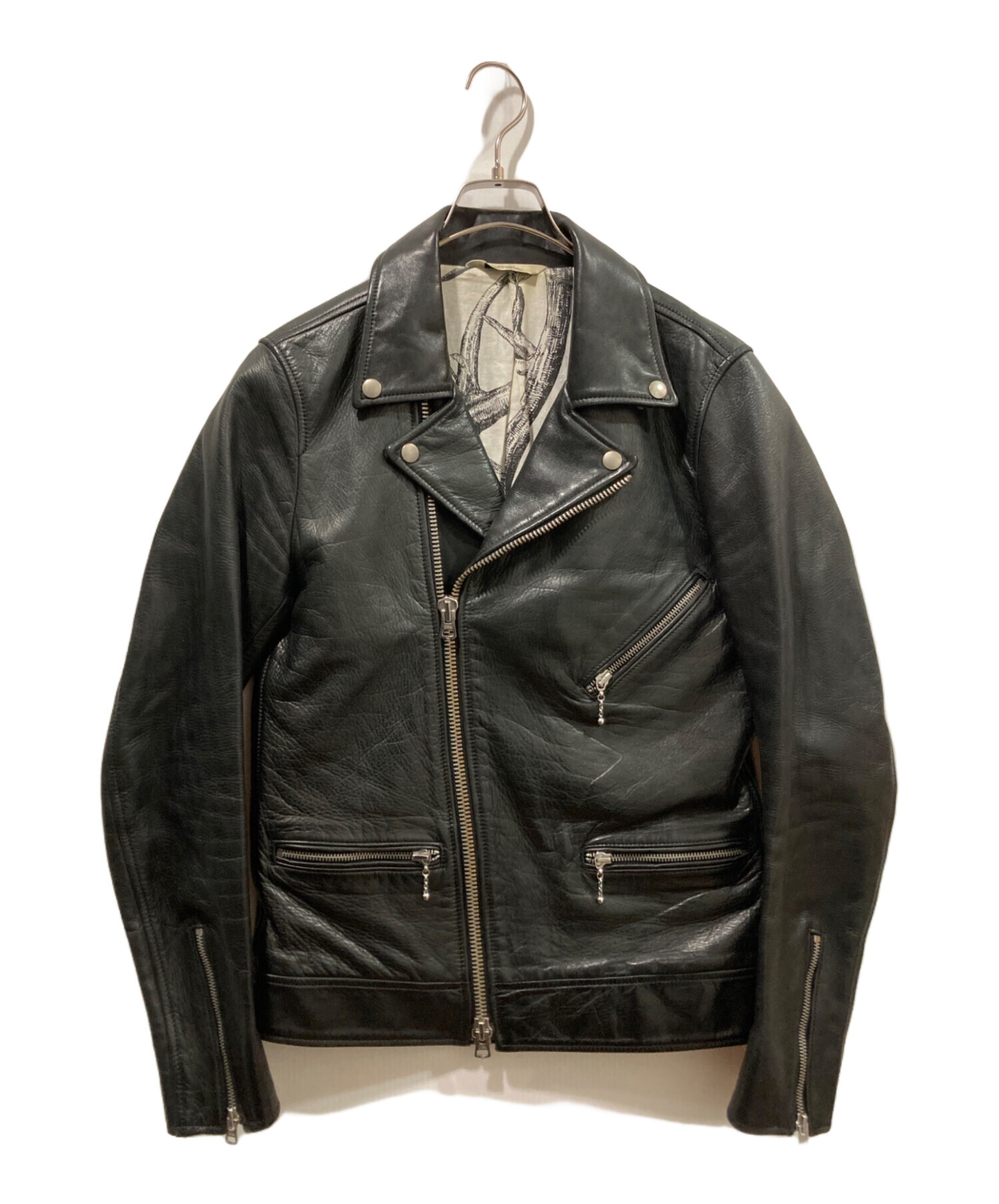 美品　馬革　SHIPS JET BLUEライダースジャケット　Ｓ 中古・古着通販】SHIPS JET BLUE (シップスジェットブルー) ダブル