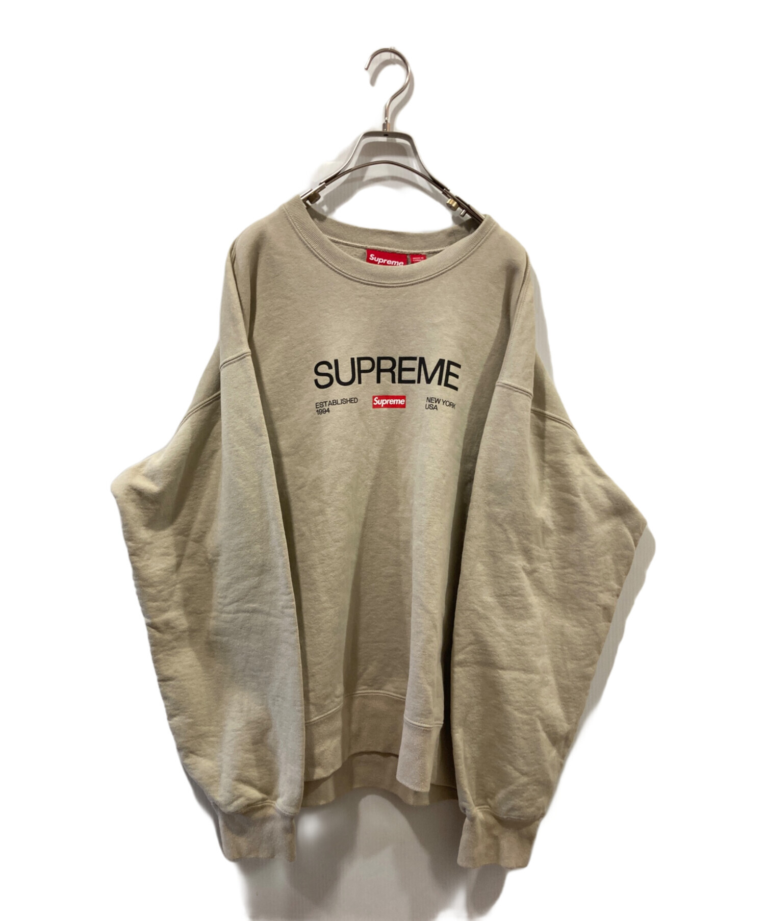 中古・古着通販】SUPREME (シュプリーム) Established Crewneck 