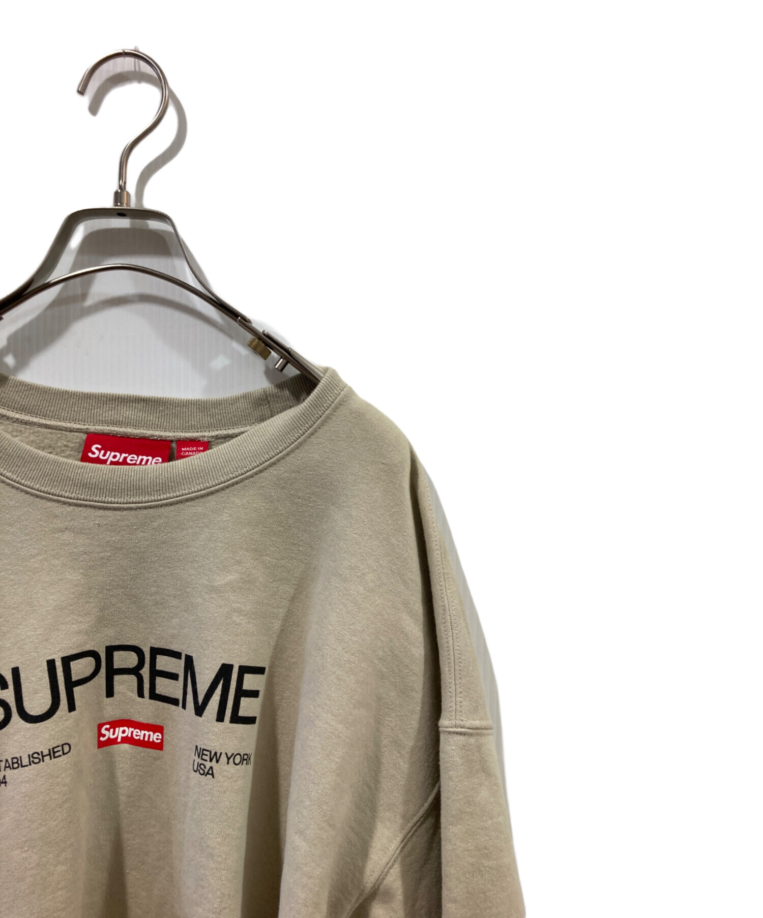 中古・古着通販】SUPREME (シュプリーム) Established Crewneck 