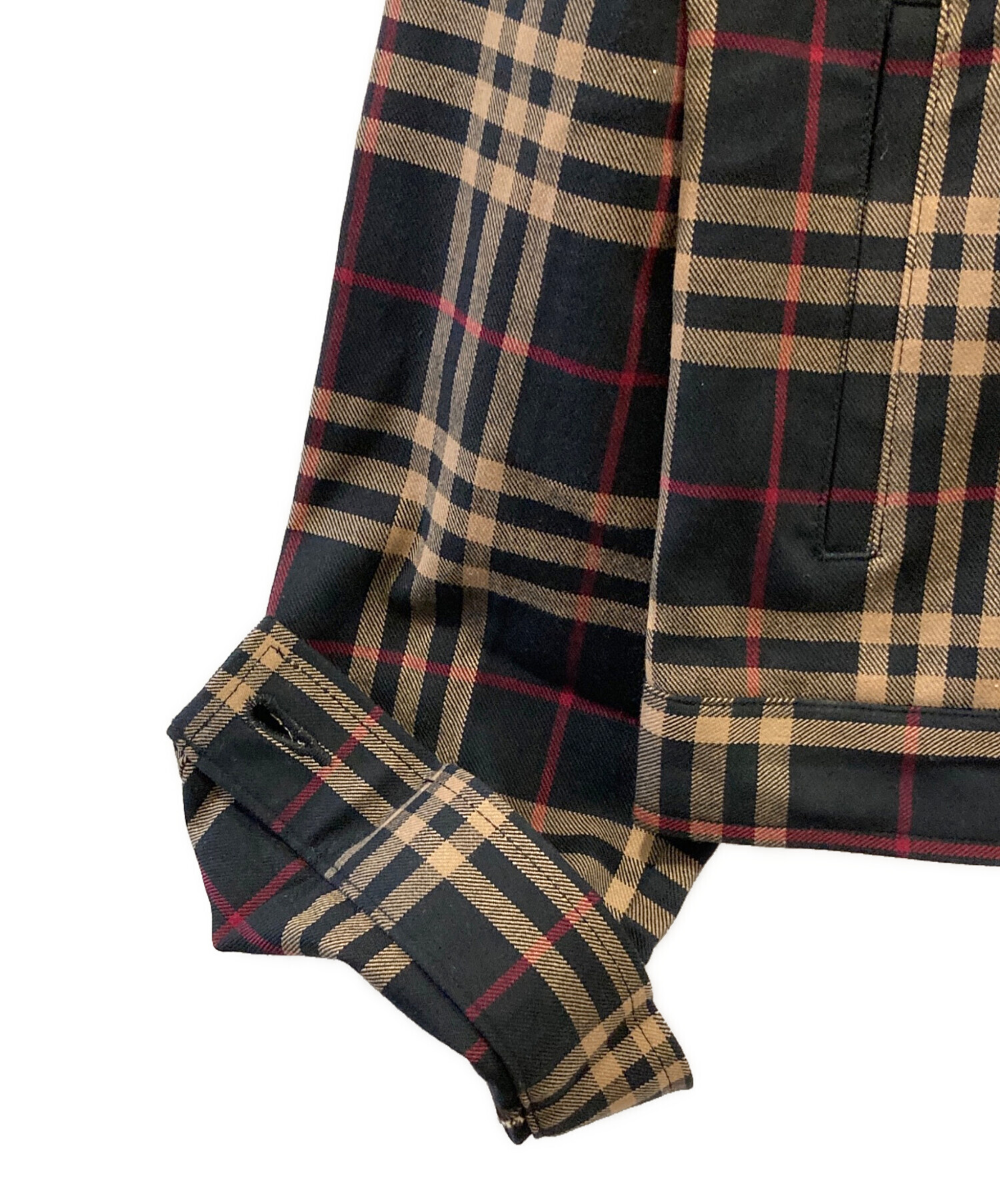 BURBERRY LONDON バーバリー ノバチェック ジャケット シャドー BURBERRY LONDON(バーバリーロンドン) Nova Check Nylon Zip Up Jacket