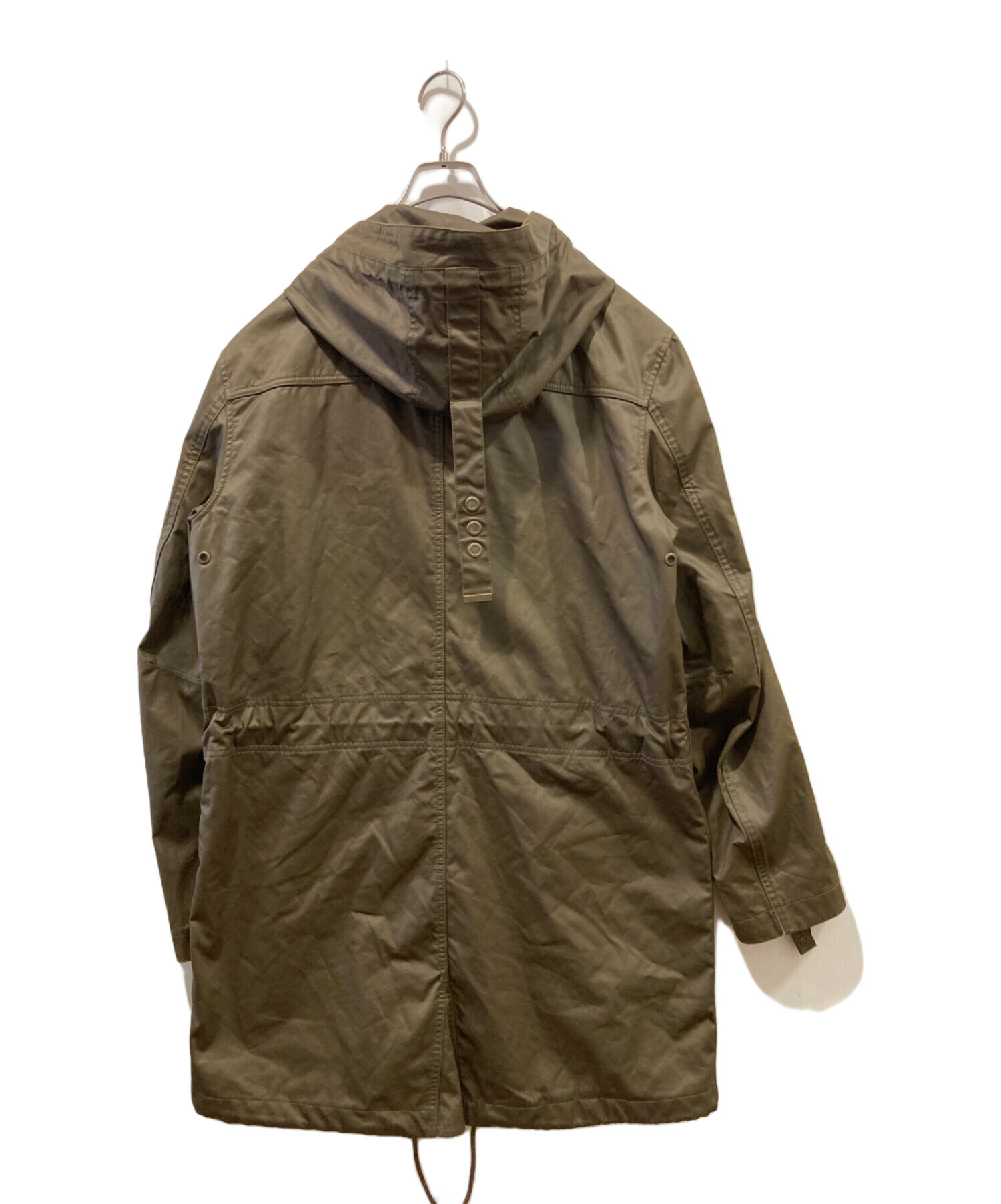 中古・古着通販】LACOSTE (ラコステ) ライナー付モッズコート グリーン 