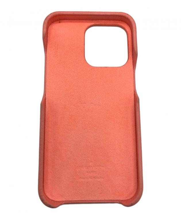 ルイ・ヴィトン ケース ダークブラウン/ピンク 中古・古着通販】LOUIS VUITTON (ルイ ヴィトン) iPhoneケース ピンク