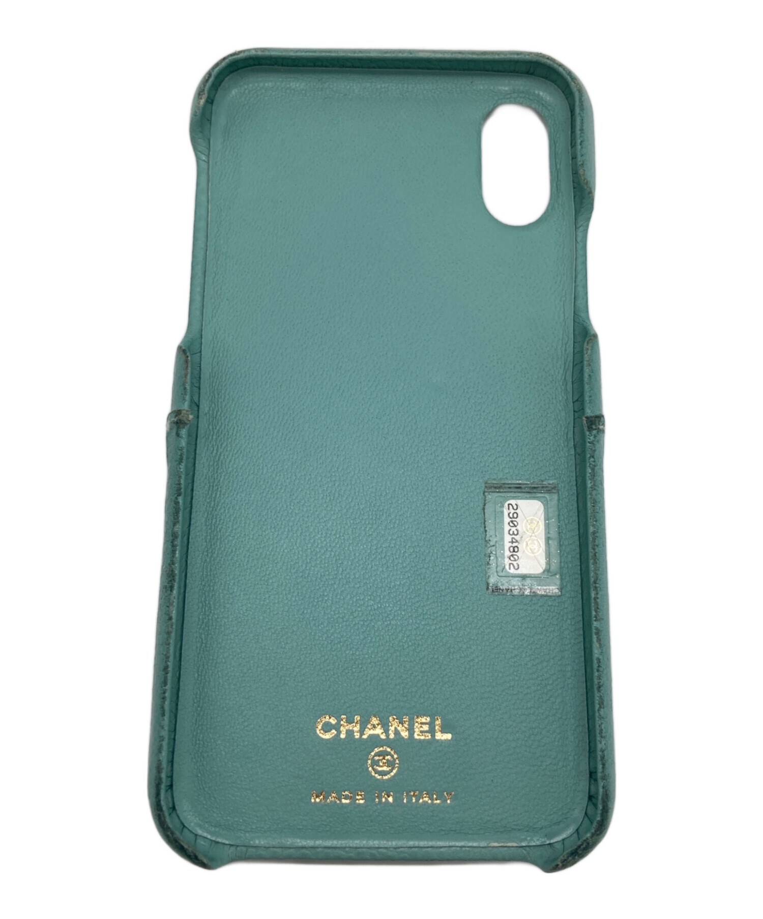 中古・古着通販】CHANEL (シャネル) iPhoneケース スカイブルー