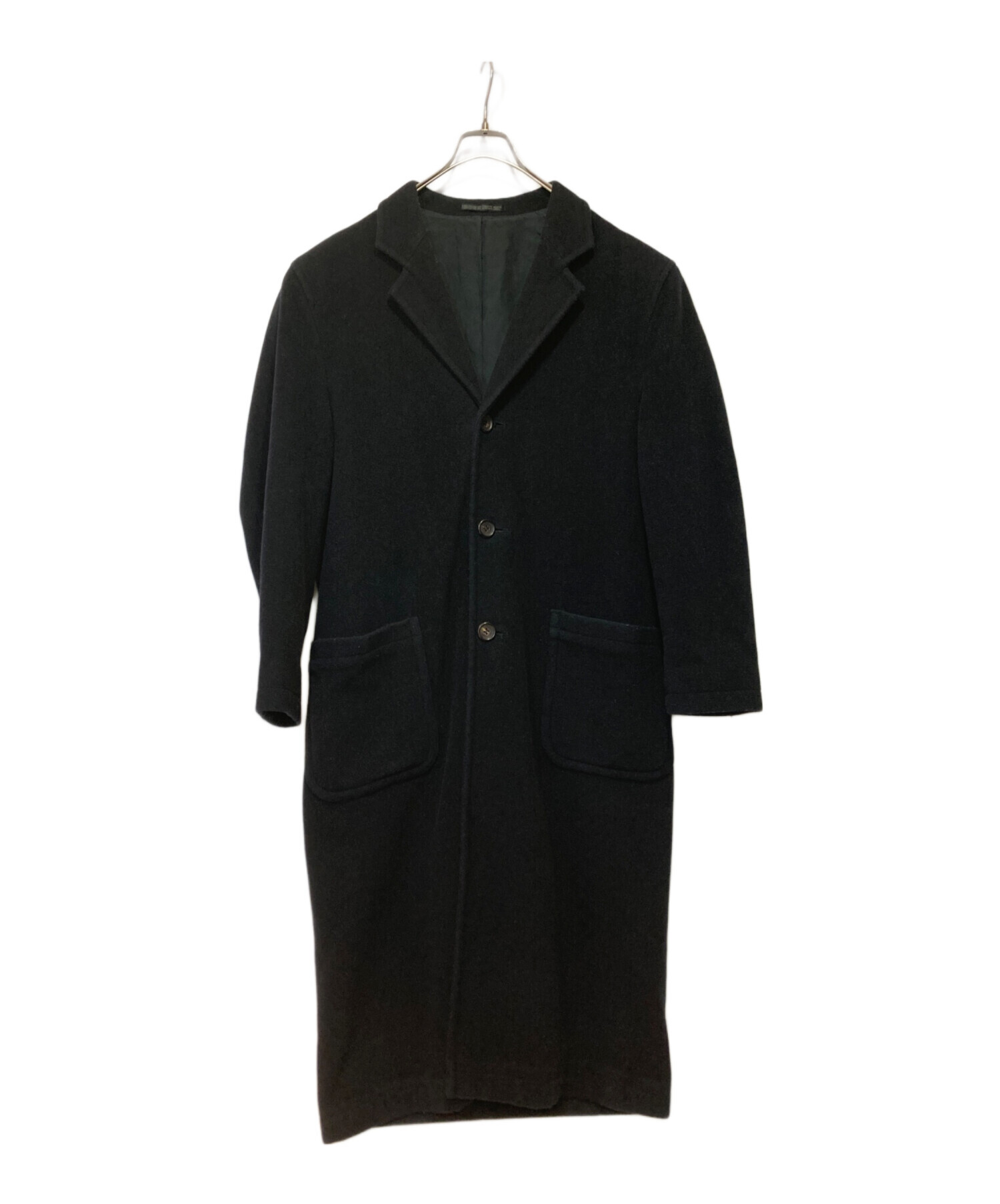 YOHJI YAMAMOTO デザインウールコート 中古・古着通販】IMPERMEABLE Yohji Yamamoto (インパァーミィアブル