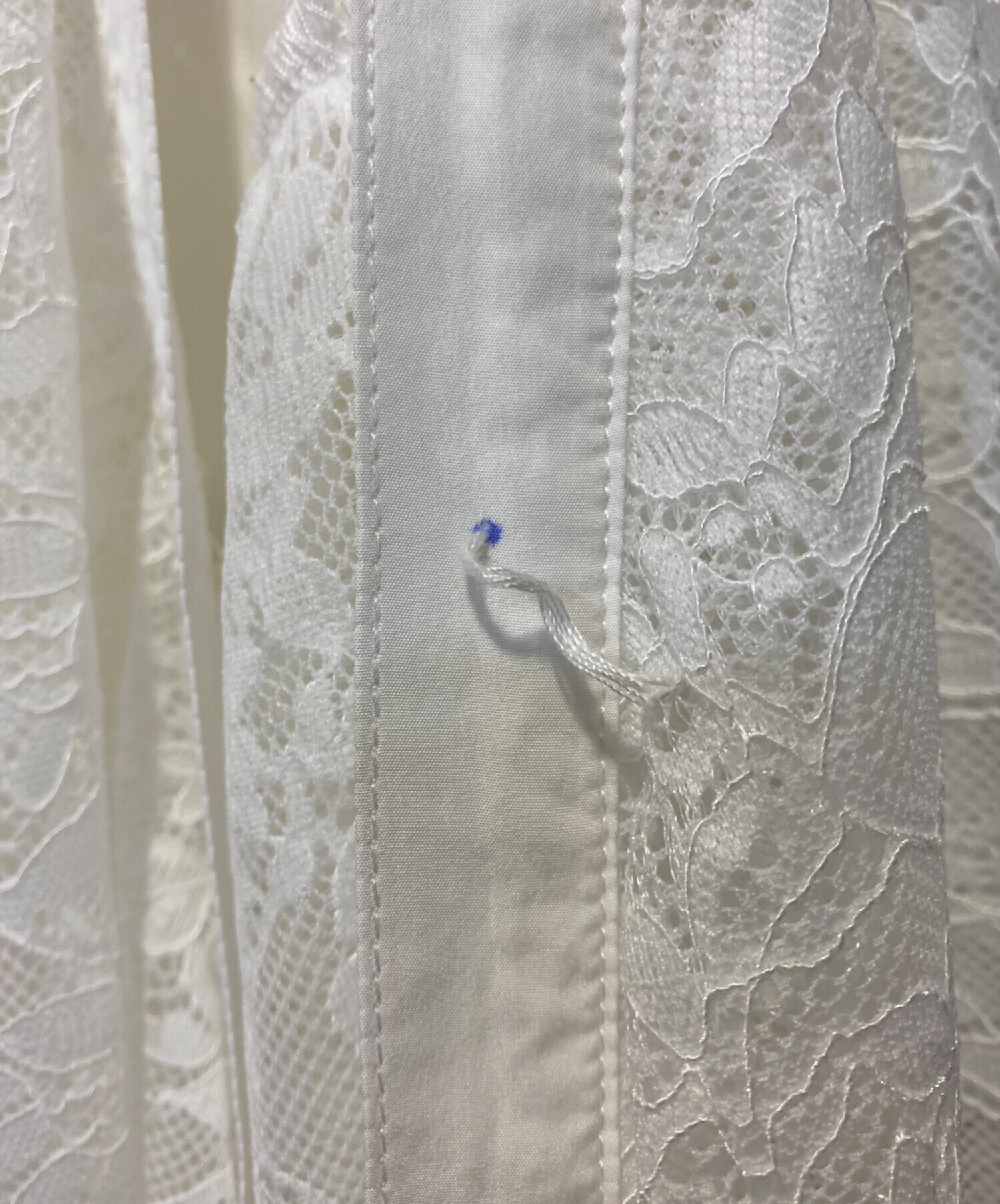 中古・古着通販】willfully (ウィルフリー) lace slit ruffle frill