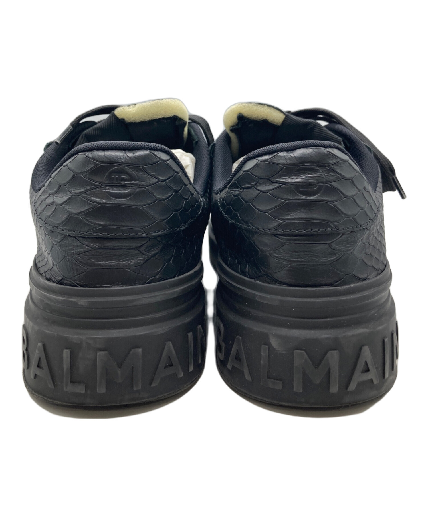 中古・古着通販】BALMAIN (バルマン) B-Court ブラック サイズ:42 