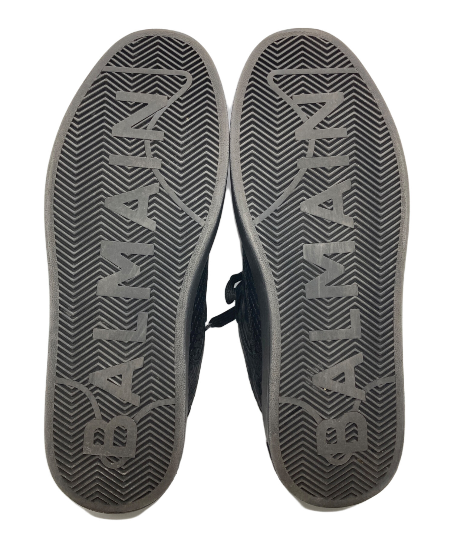 中古・古着通販】BALMAIN (バルマン) B-Court ブラック サイズ:42 