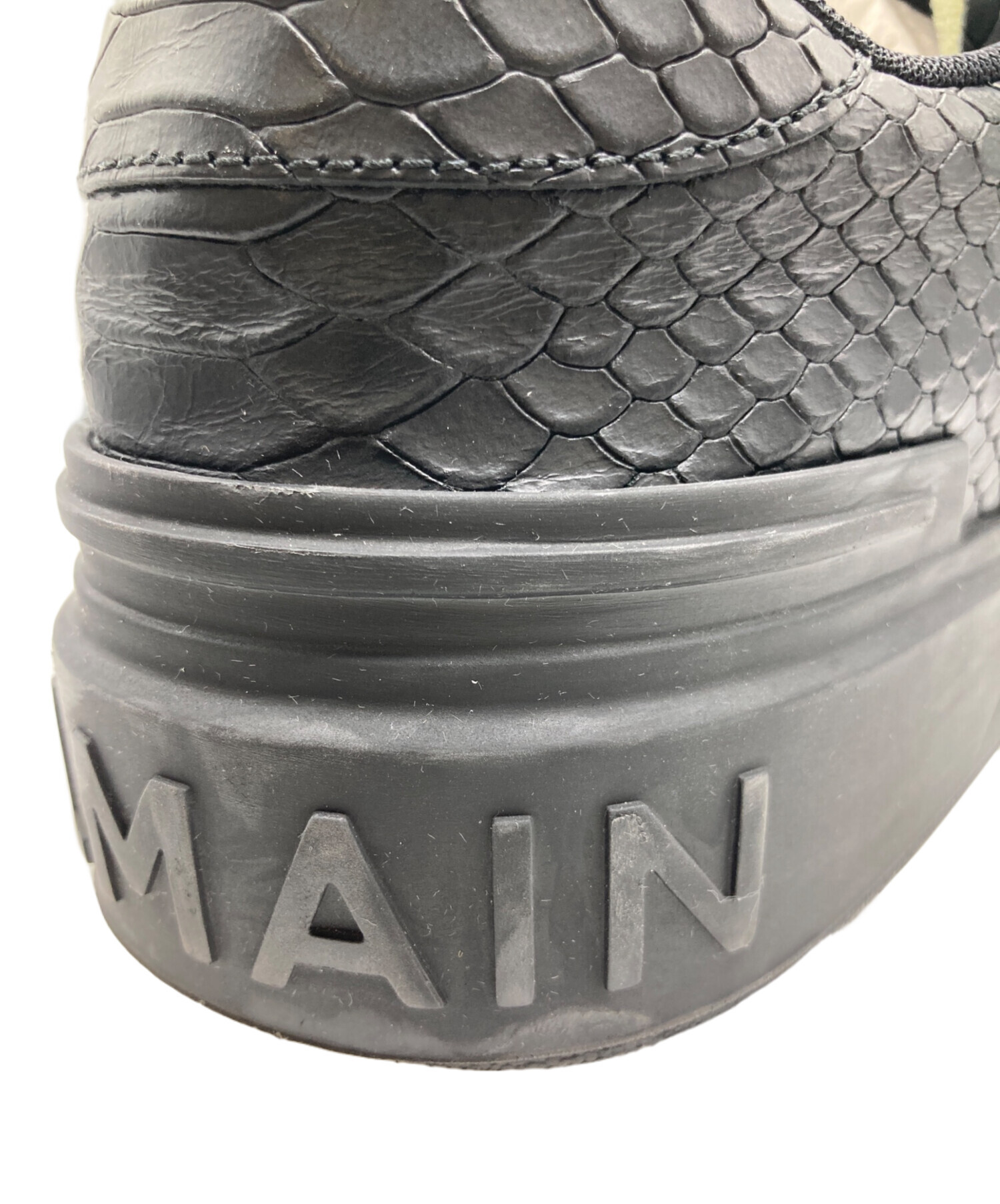 中古・古着通販】BALMAIN (バルマン) B-Court ブラック サイズ:42 