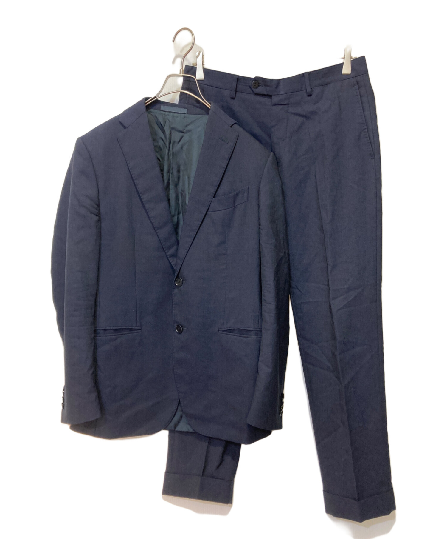 中古・古着通販】CARUSO (カルーゾ) セットアップスーツ ネイビー