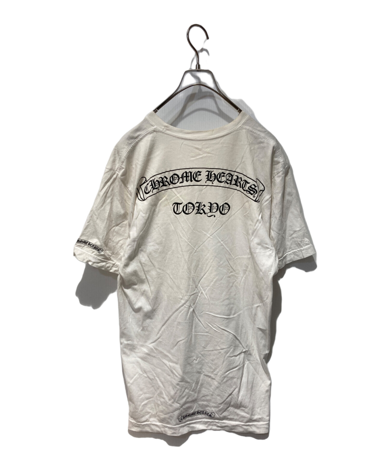 【美品　クリーニング済み】CHROME HEARTS Tシャツ フロントプリント 中古・古着通販】CHROME HEARTS (クロムハーツ) プリントTシャツ