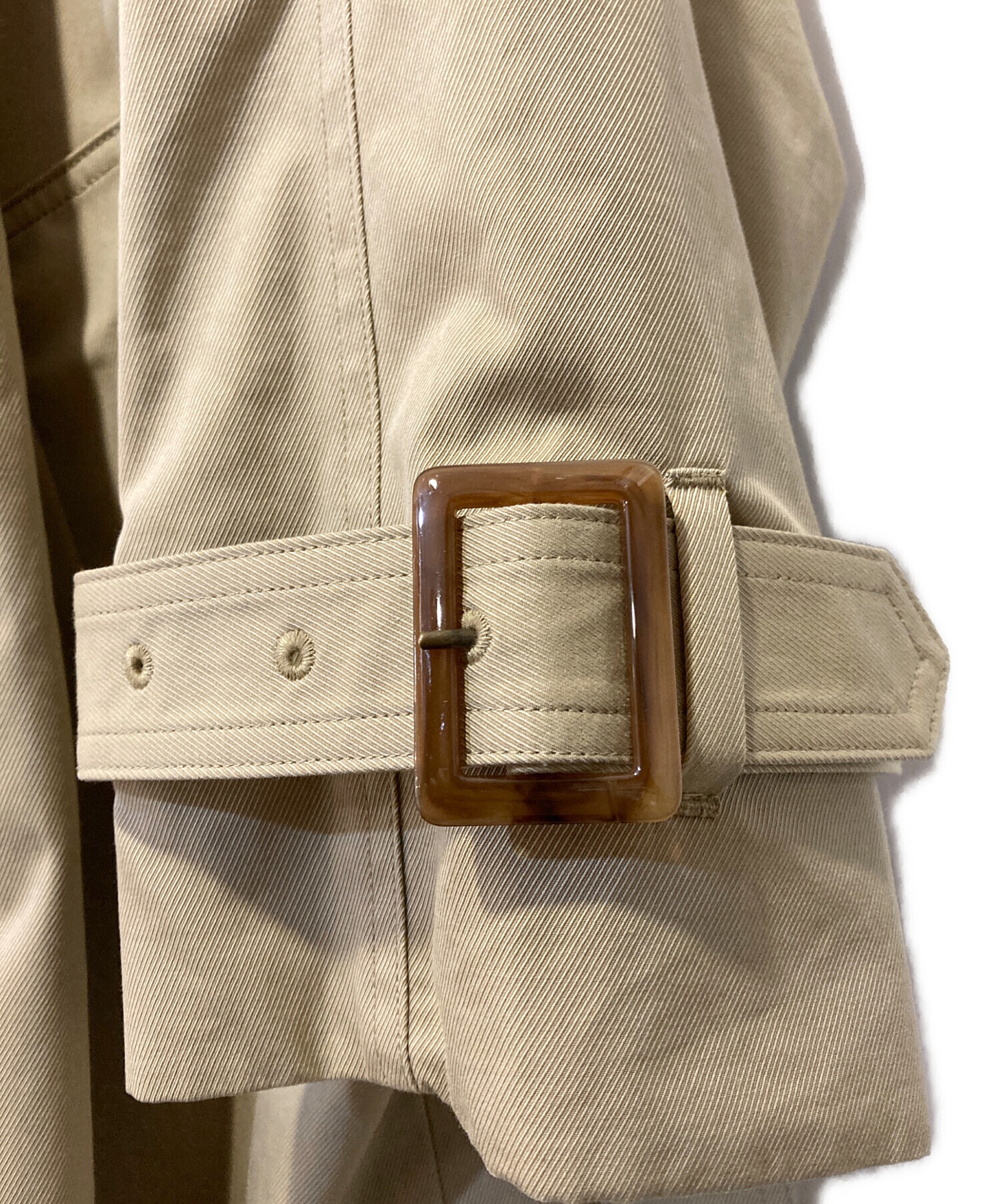 ティッカ ライナー付トレンチコート Aライン 膝丈 ベージュ 1 S 中古・古着通販】TICCA (ティッカ) ライナー付トレンチコート ベージュ