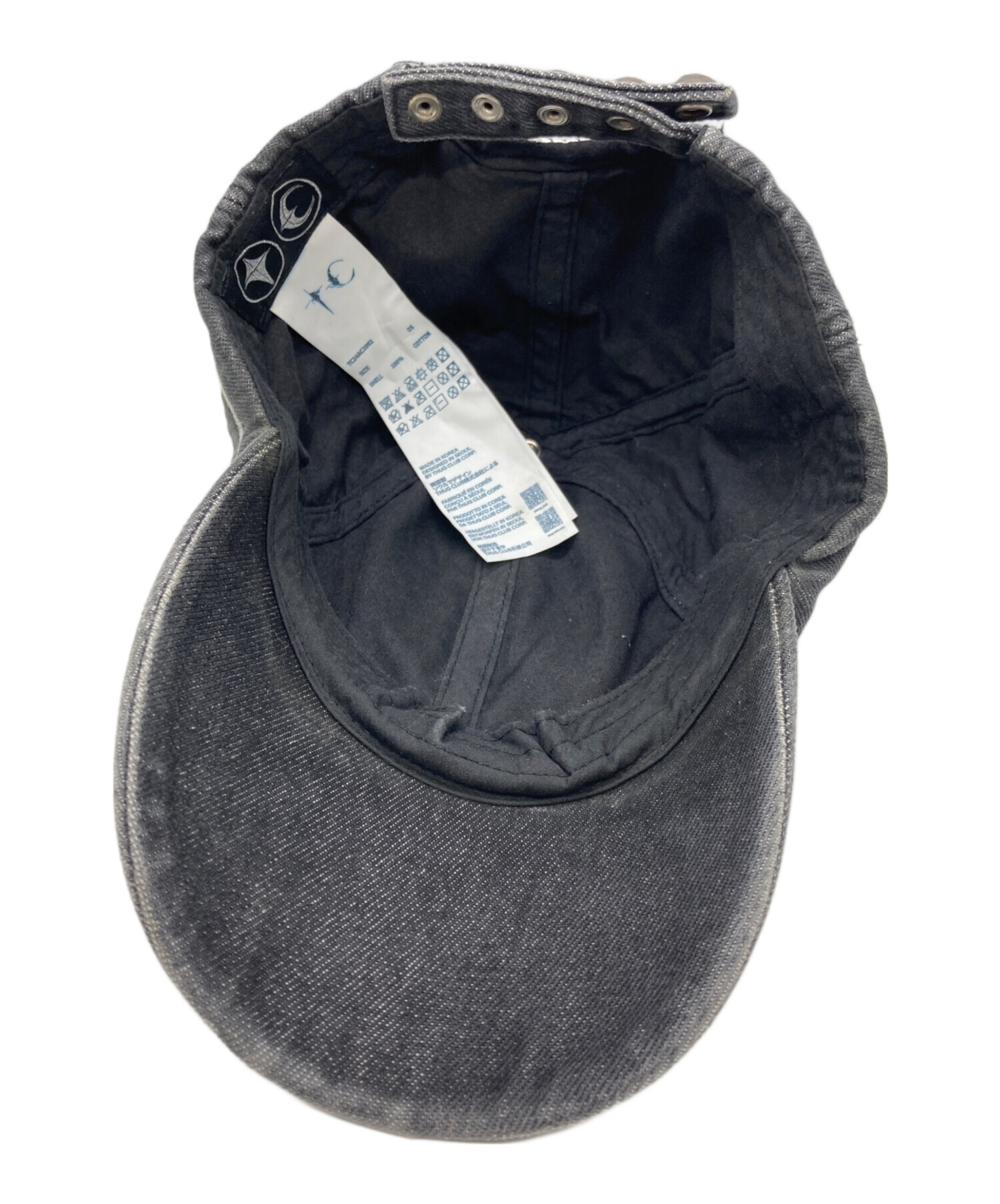 中古・古着通販】THUG CLUB (サグ クラブ) CHOPPER CAP ブラック