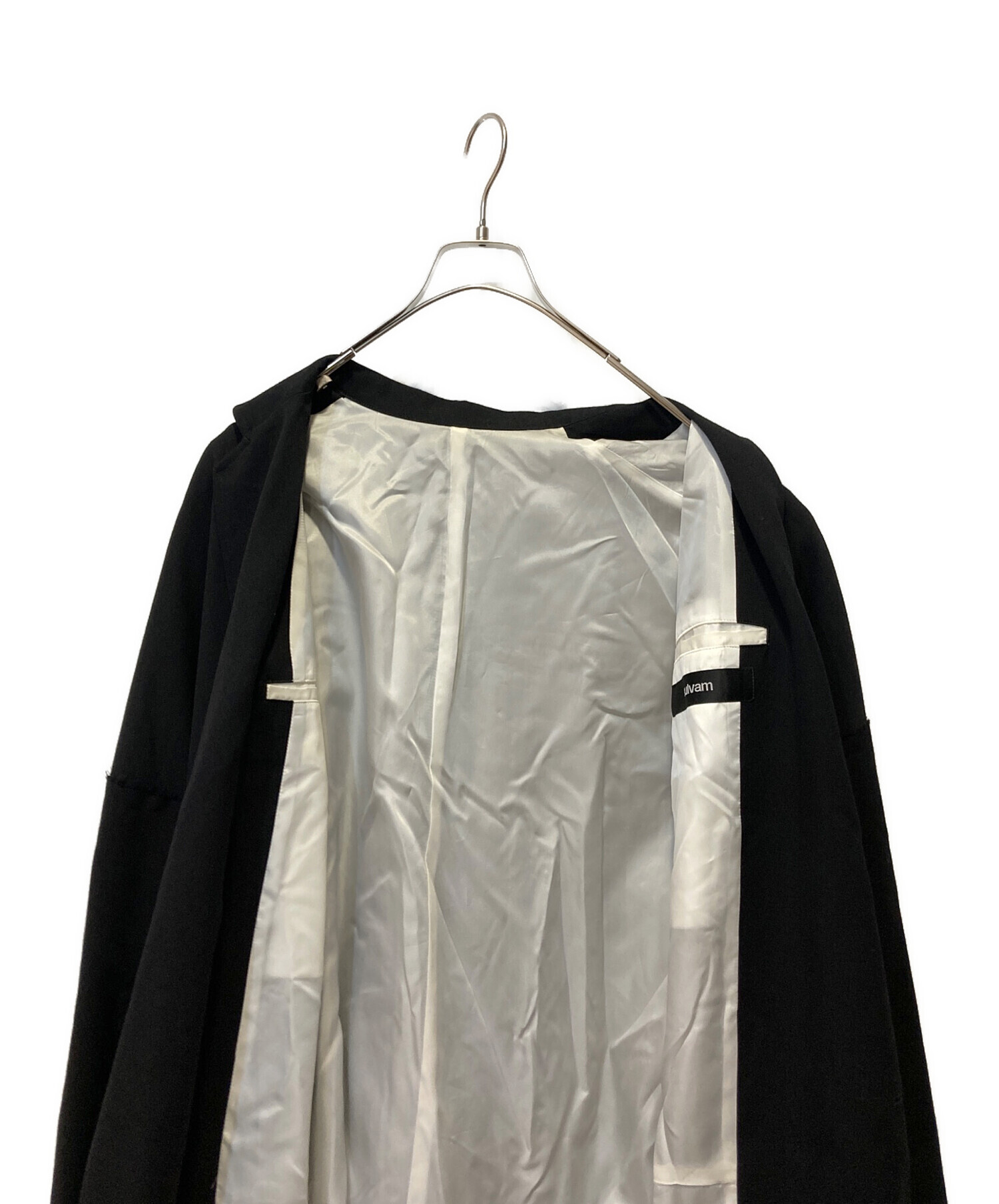 中古・古着通販】sulvam (サルバム) Classic over coat ブラック