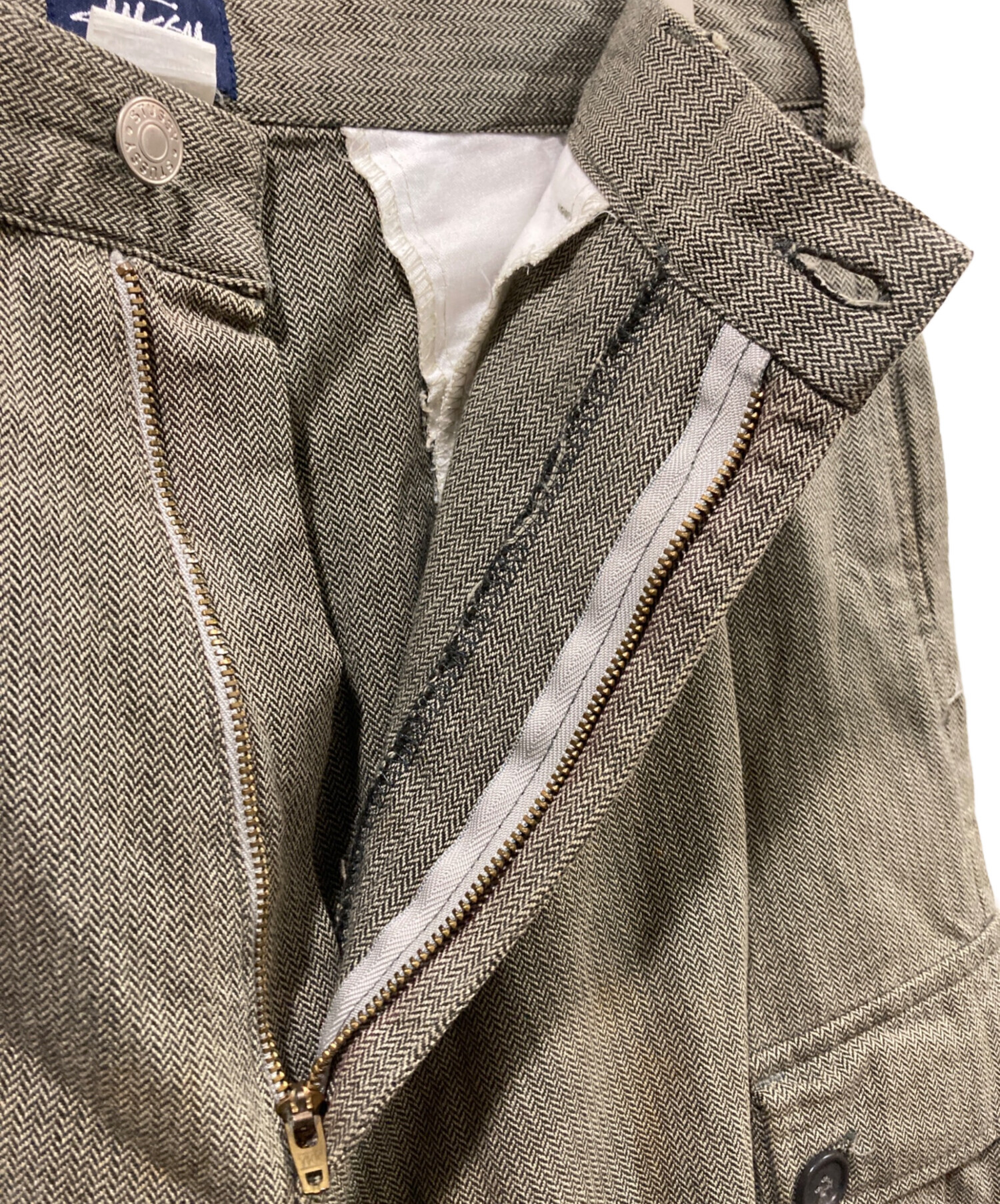 中古・古着通販】stussy (ステューシー) パンツ ベージュ サイズ:34 中古・古着通販】stussy (ステューシー) パンツ ベージュ サイズ:34