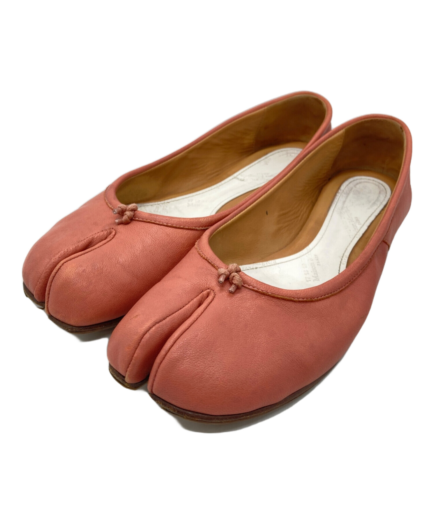 美品 Margiela Tabi マルジェラ タビバレエ ピンク37 中古・古着通販】Maison Margiela (メゾンマルジェラ) Tabiバレエ