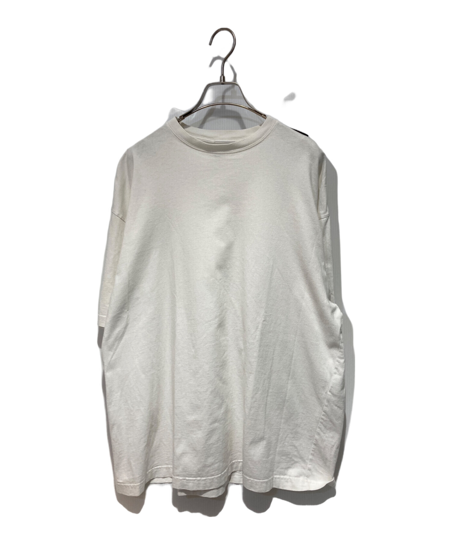 BALENCIAGA ホワイト Tシャツ Sサイズ New balenciaga back tシャツ ミディアムフィット