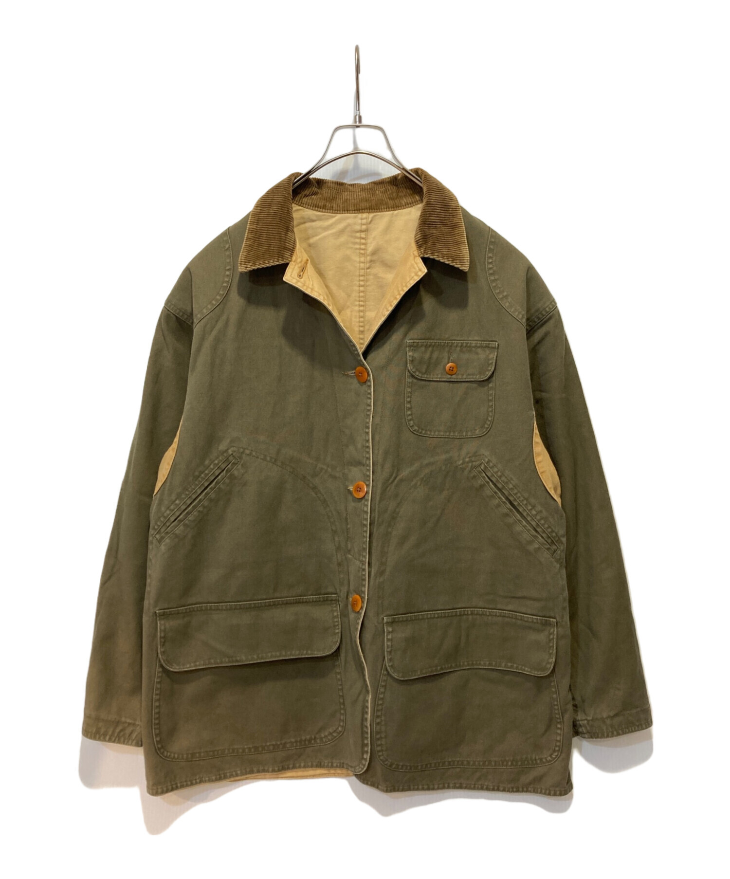 Polo country リバーシブルハンティングジャケット 中古・古着通販】POLO COUNTRY (ポロカントリー) リバーシブル