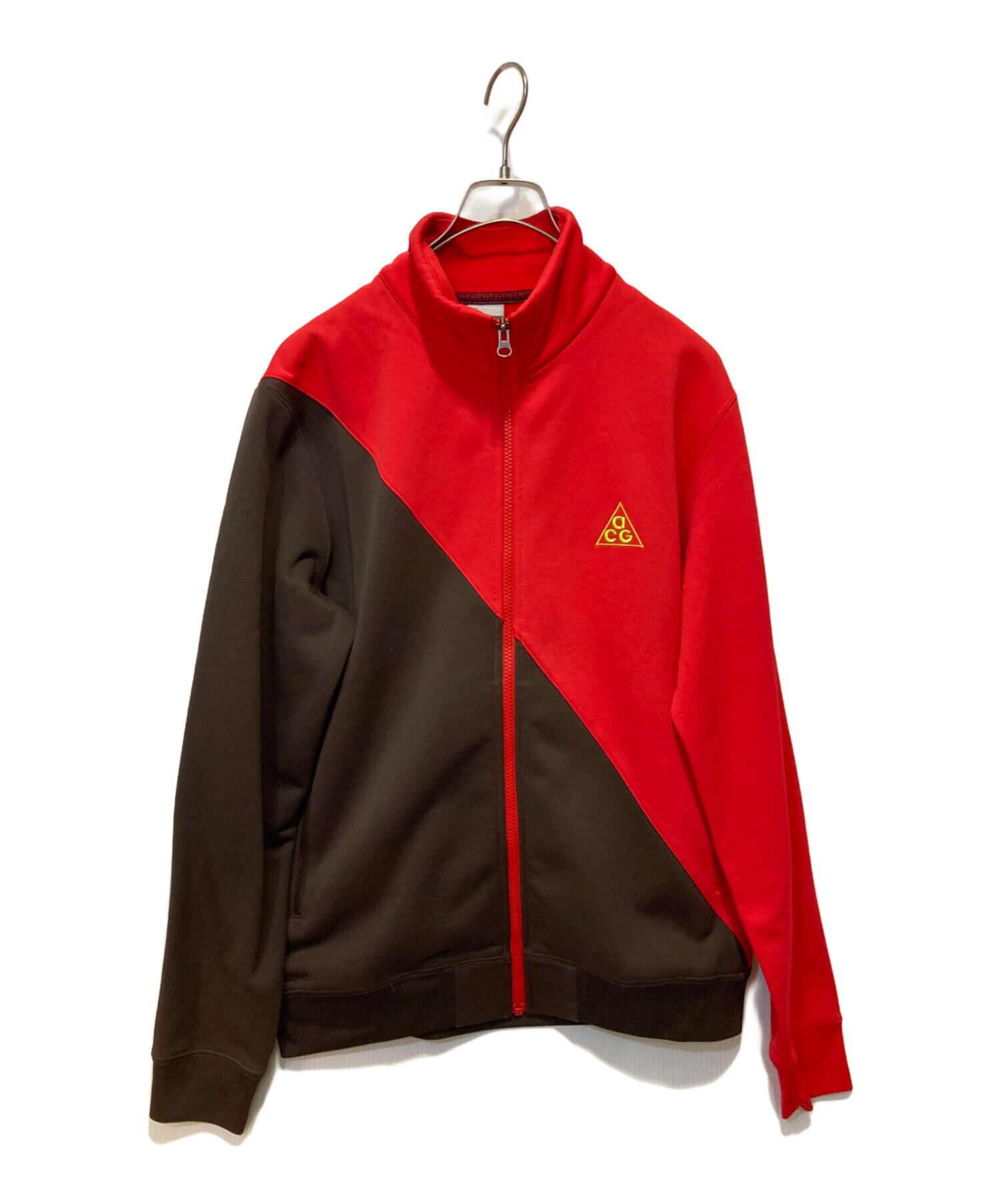 ニ*ク様 【旧ロゴ】NIKEナイキacgジャケット 98年製 NIKE ACG Logo Nylon Jacket 生成り灰 L 90s ナイキ