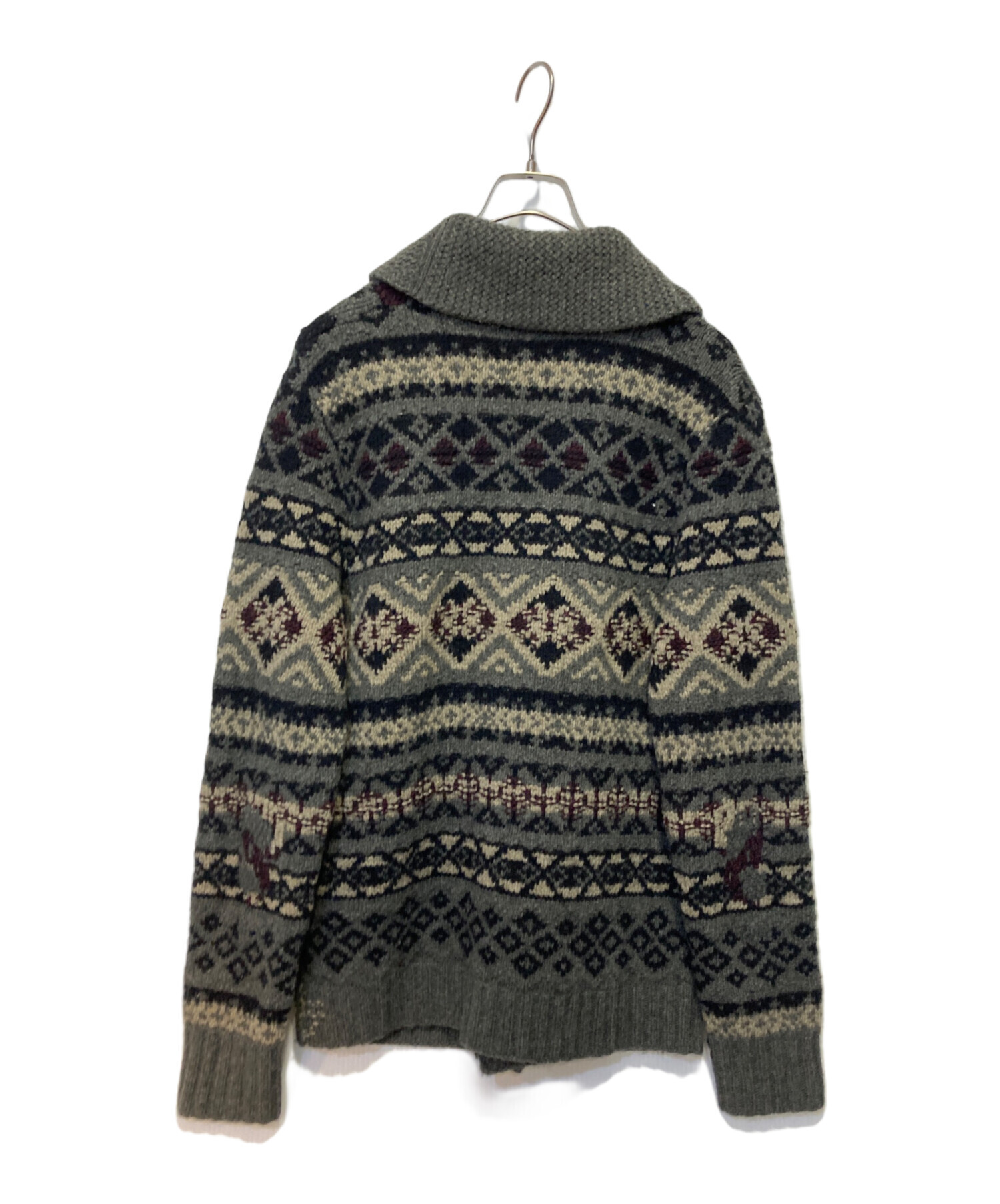 中古・古着通販】RRL (ダブルアールエル) フェアアイル柄ショール 