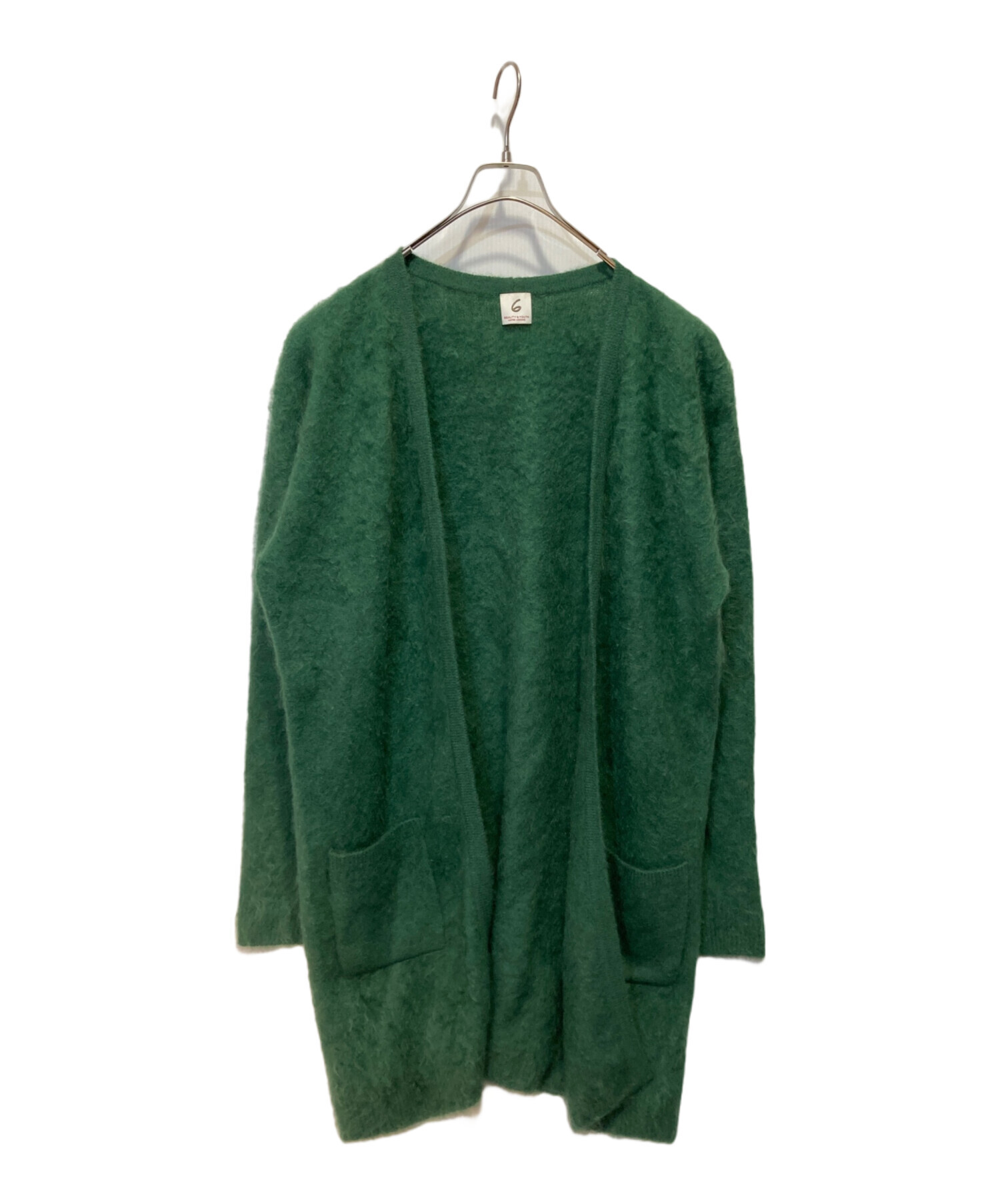 6 roku ロク カシミアカーディガン