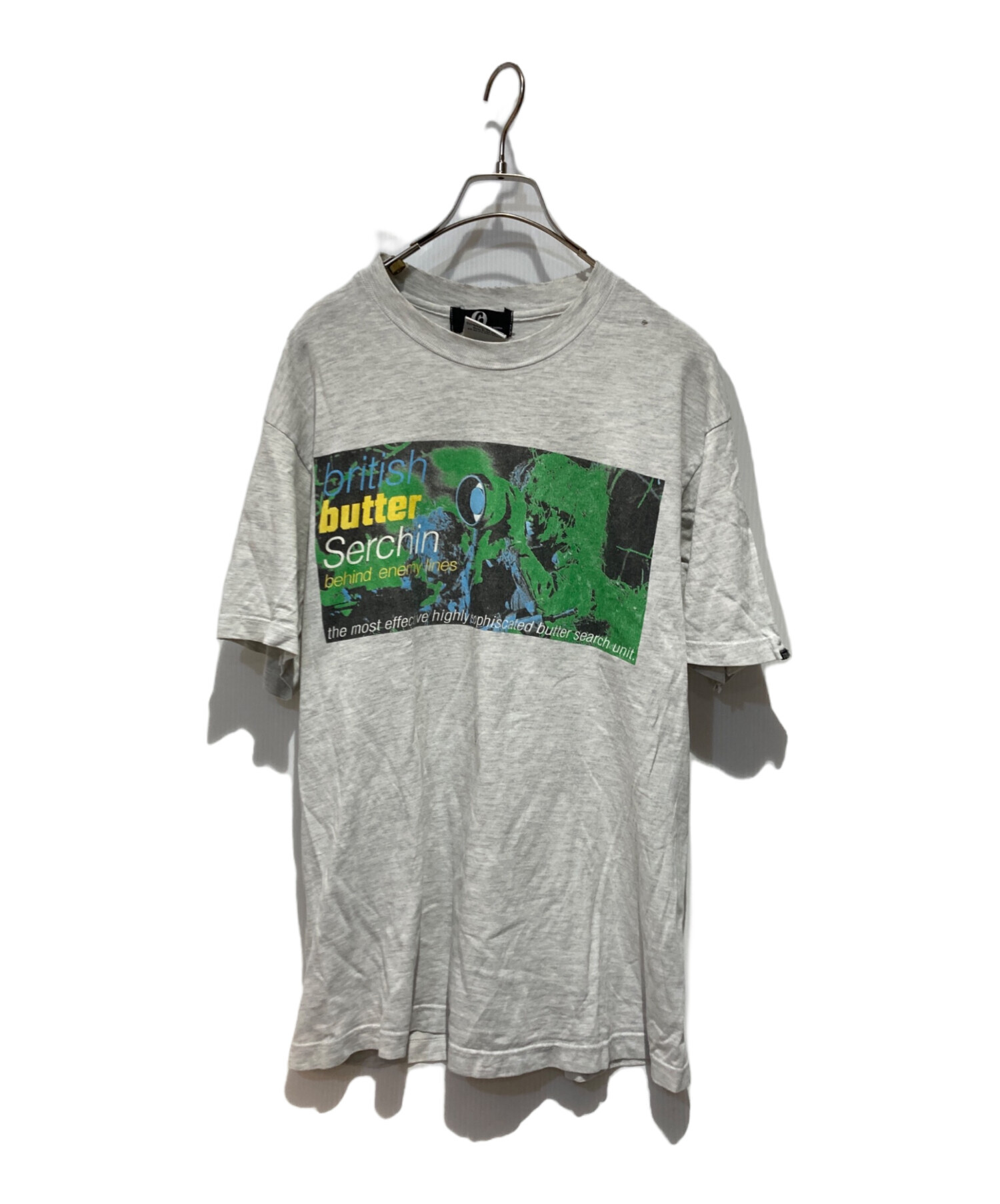 中古・古着通販】GOODENOUGH (グッドイナフ) プリントTシャツ グレー
