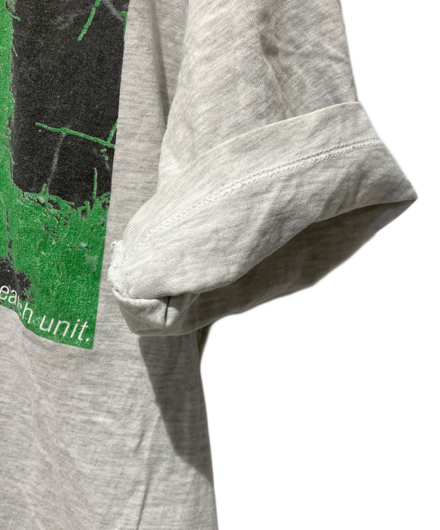 中古・古着通販】GOODENOUGH (グッドイナフ) プリントTシャツ グレー