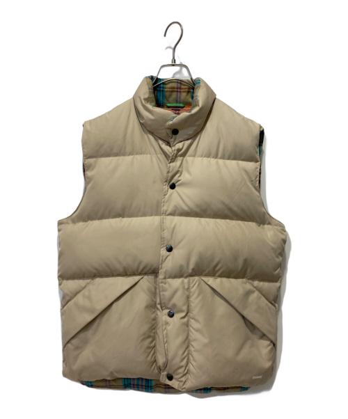 中古・古着通販】stussy (ステューシー) ダウンベスト ベージュ サイズ