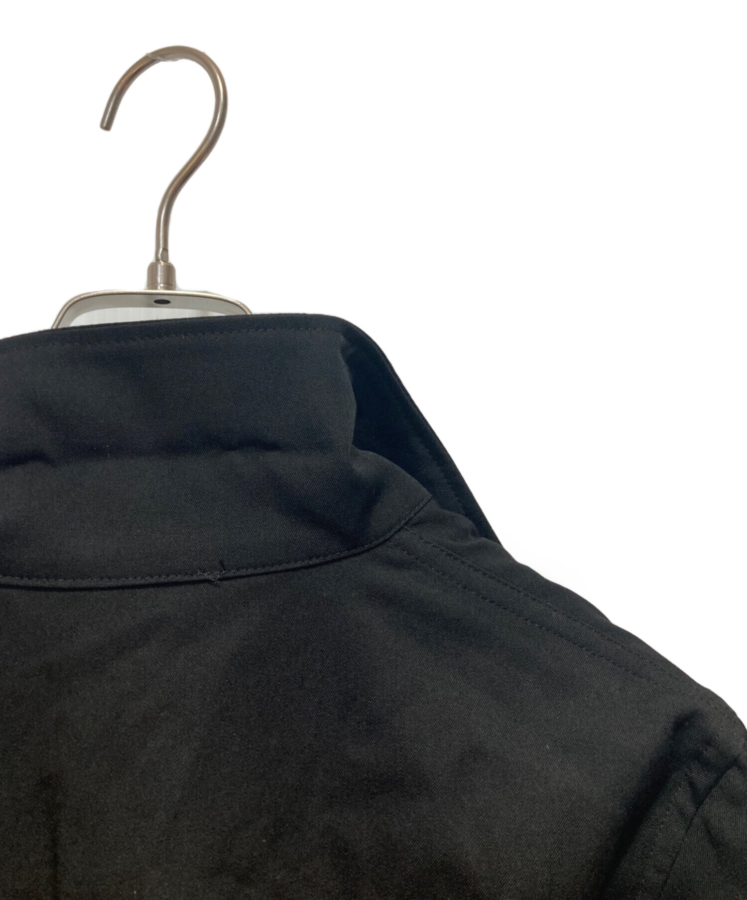 中古・古着通販】Y's (ワイズ) ウールシャツジャケット ブラック