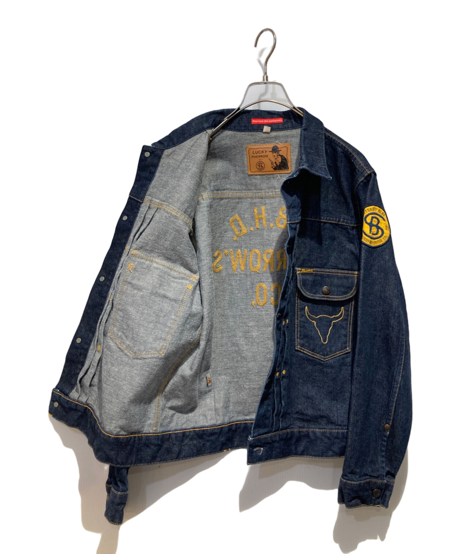 中古・古着通販】PHERROW'S (フェローズ) デニムジャケット インディゴ