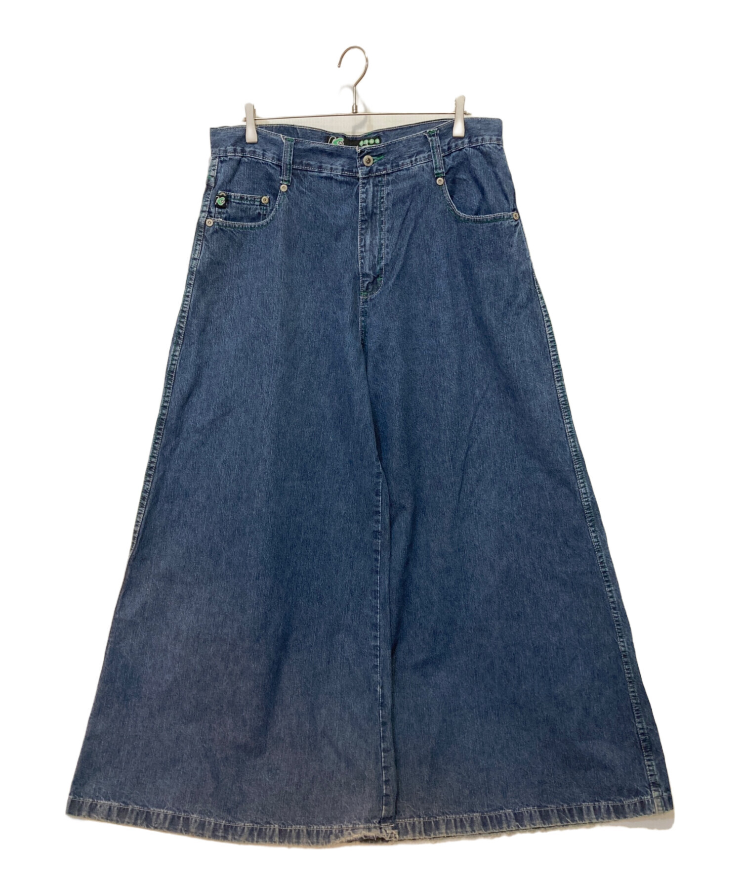 中古・古着通販】kikwear (キックウェア) バギーデニムパンツ ブルー