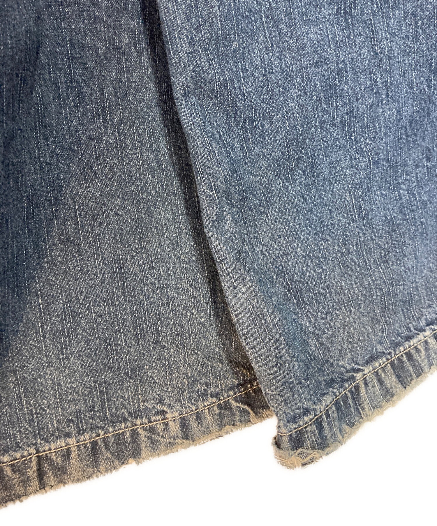 中古・古着通販】kikwear (キックウェア) バギーデニムパンツ ブルー