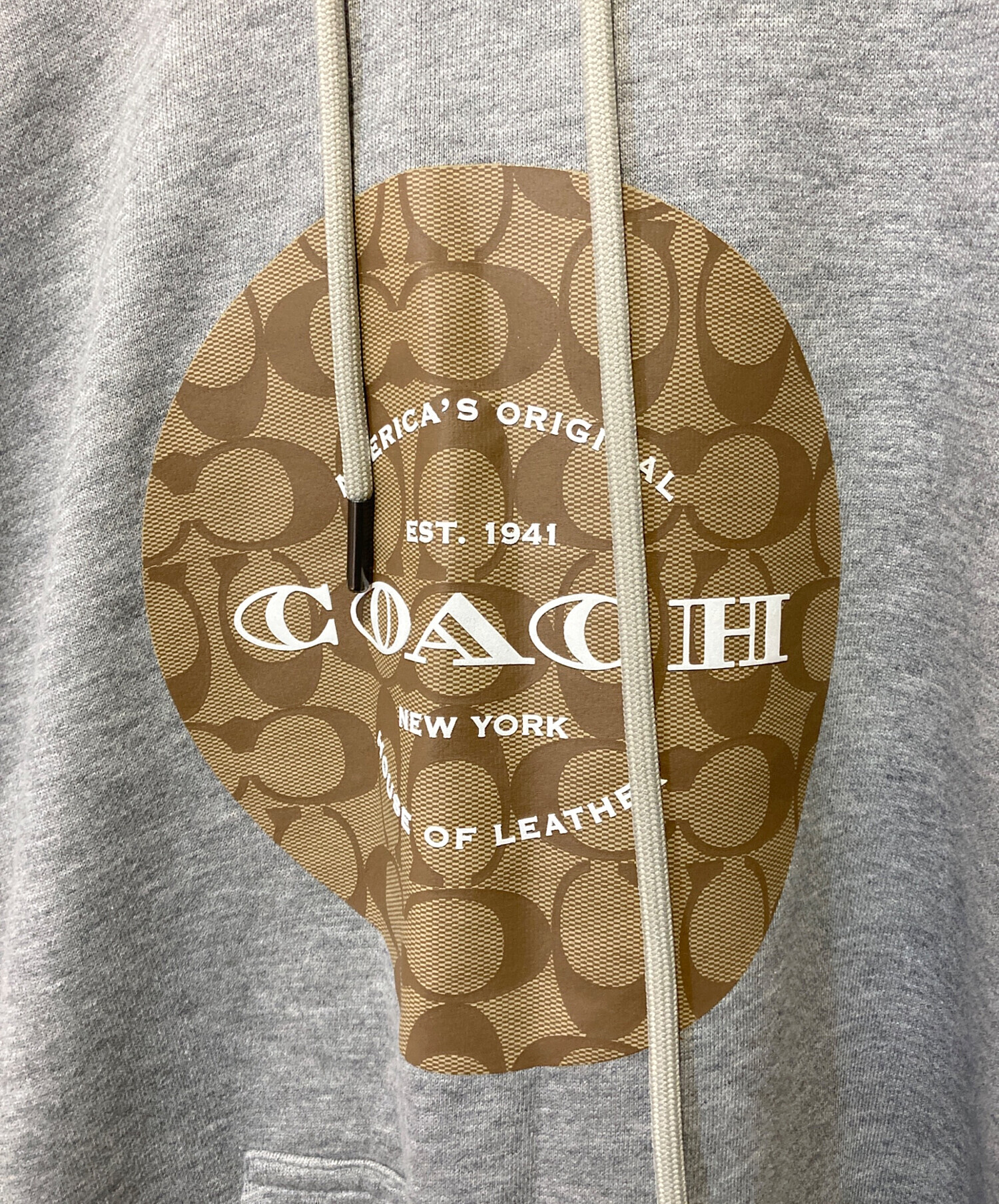 中古・古着通販】COACH (コーチ) シグネチャーロゴプリントパーカー