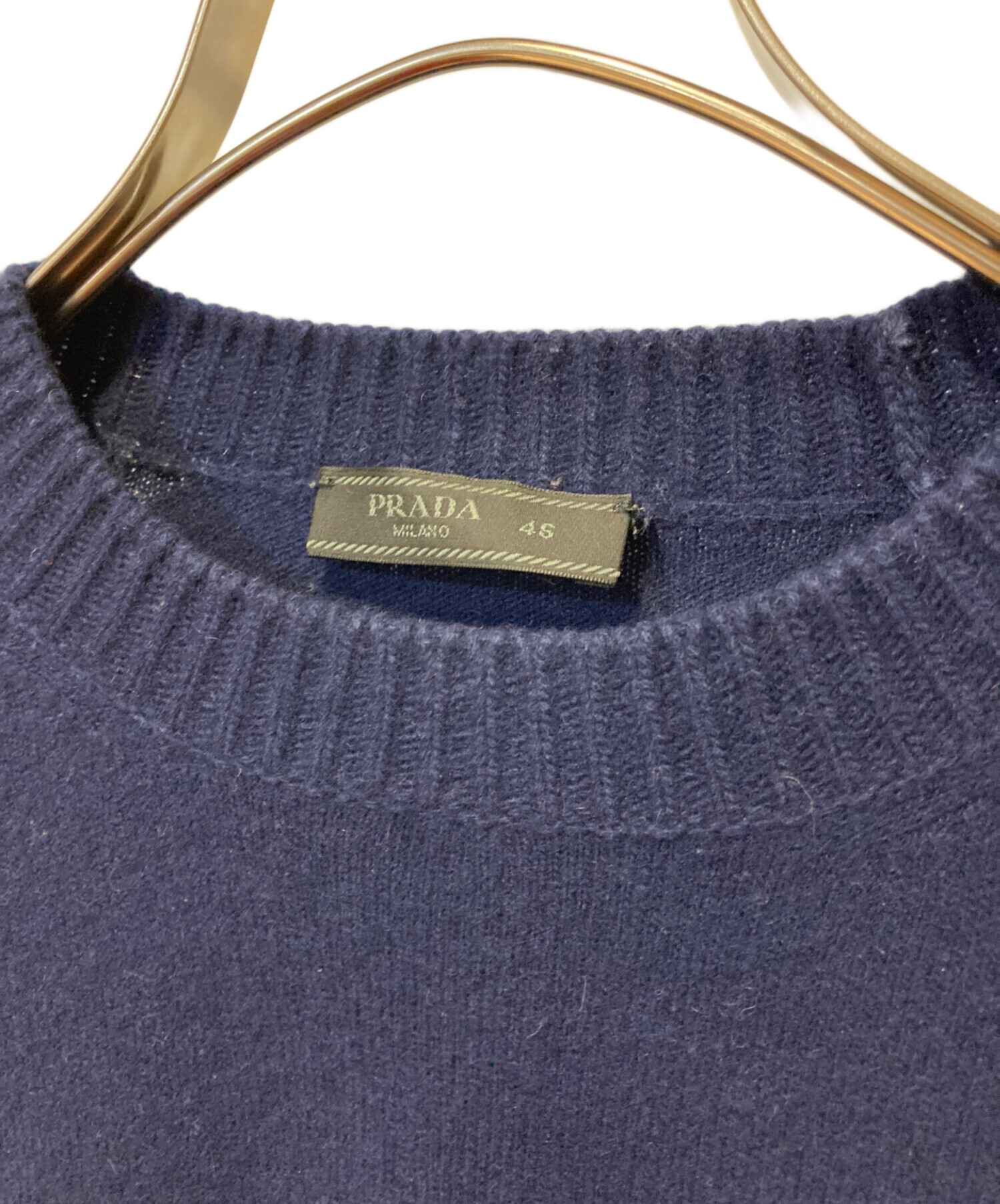 15AW PRADA ドライバーズニット エルボーパッチ PRADA ドライバーズニット エルボーパッチ 15AW - メルカリ