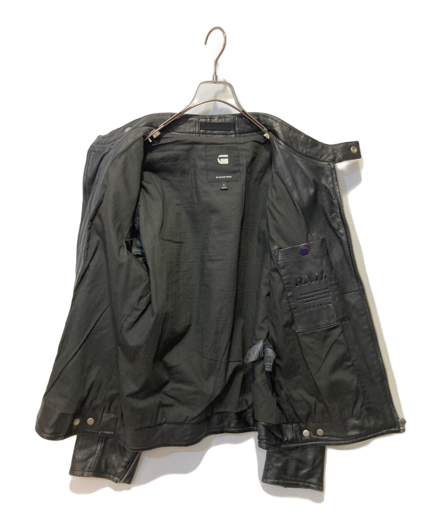 中古・古着通販】G-STAR RAW (ジースターロゥ) シープレザージャケット