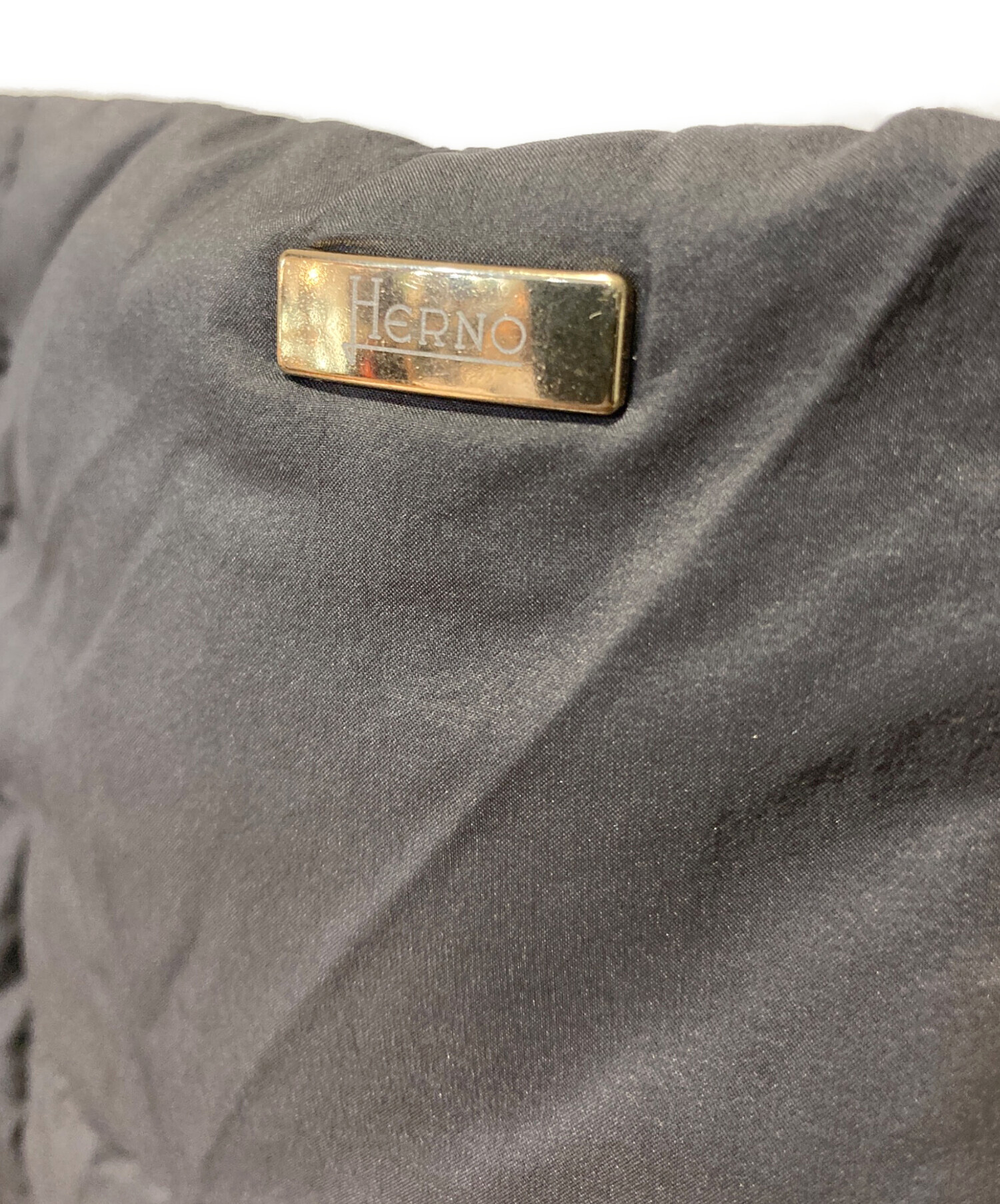 美品♡ヘルノ ダウンコート2way ドッキング 切り替え 異素材 ネイビー 40 美品♡ヘルノ ダウンコート2way ドッキング 切り替え 異素材