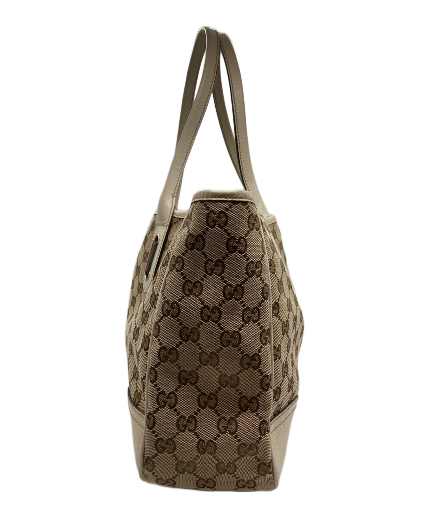 中古・古着通販】GUCCI (グッチ) プリンシートートバッグ ブラック 