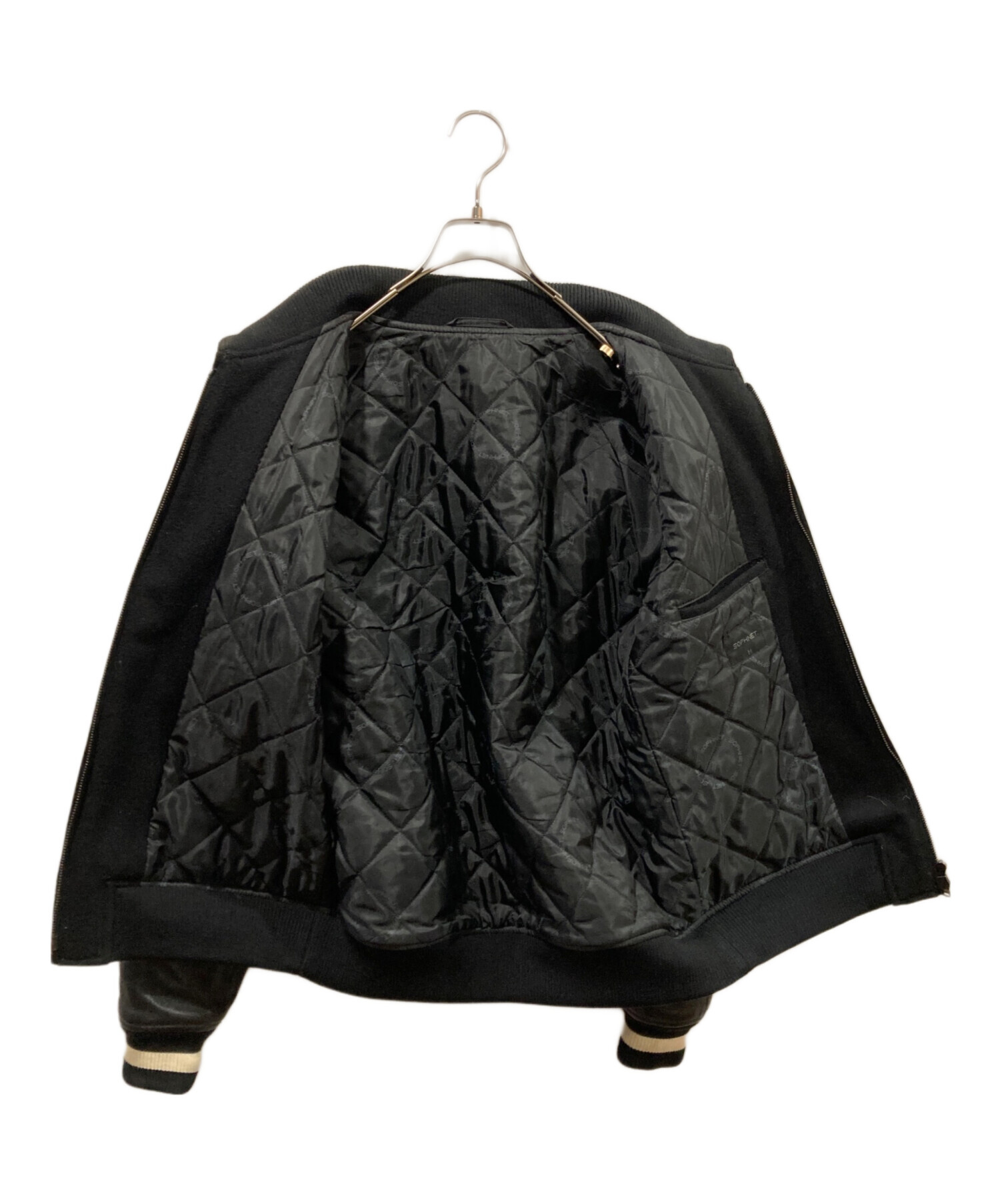 中古・古着通販】SOPHNET. (ソフネット) レザー切替ジャケット