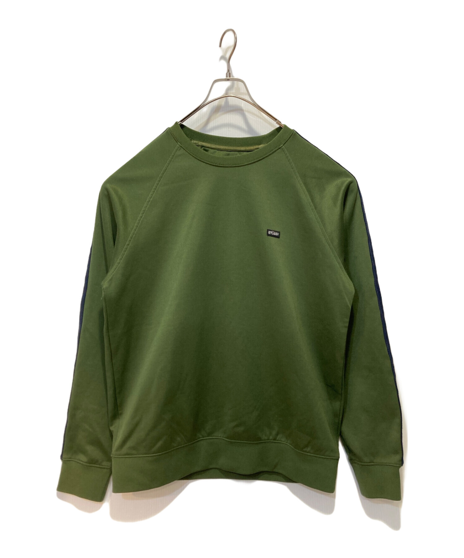 トップス STUSSY poly track sweat 中古・古着通販】stussy (ステューシー) Poly Track Sweat グリーン