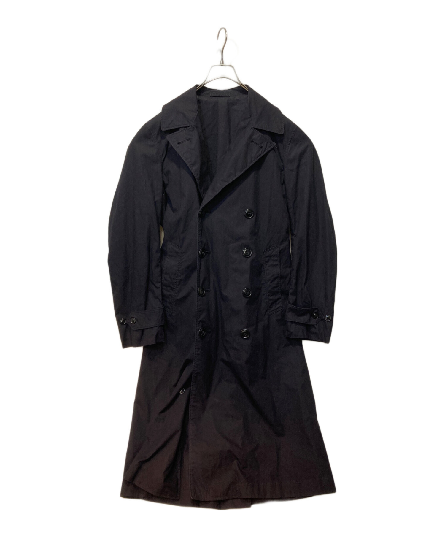 ネイビー トレンチコート 未使用 中古・古着通販】U'S NAVY (ユーエスネイビー) トレンチコート