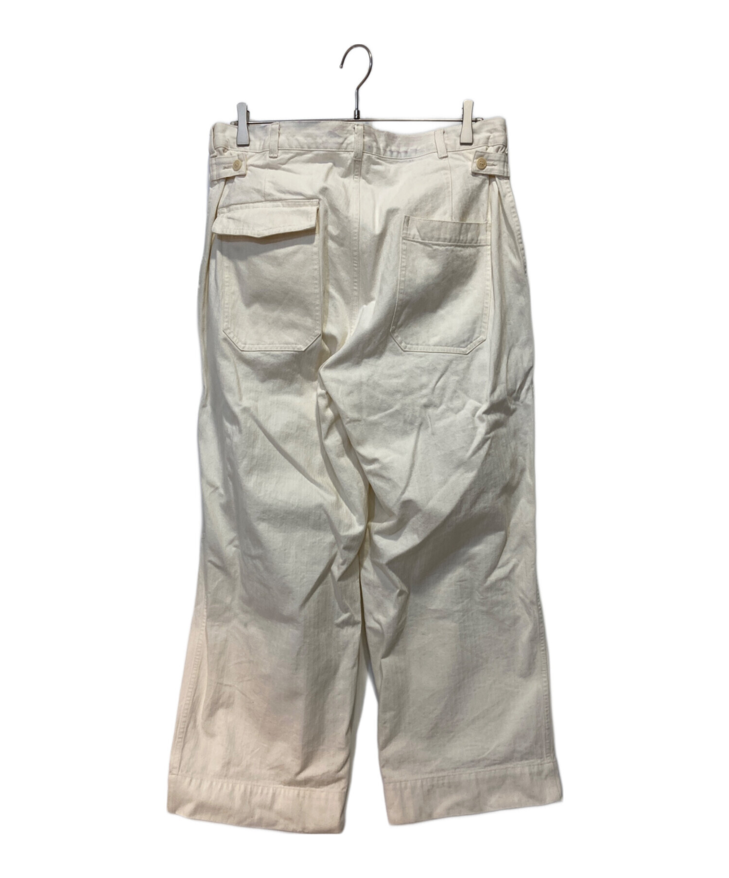 中古・古着通販】A.PRESSE (アプレッセ) USAF Hemmed Bottoms ホワイト