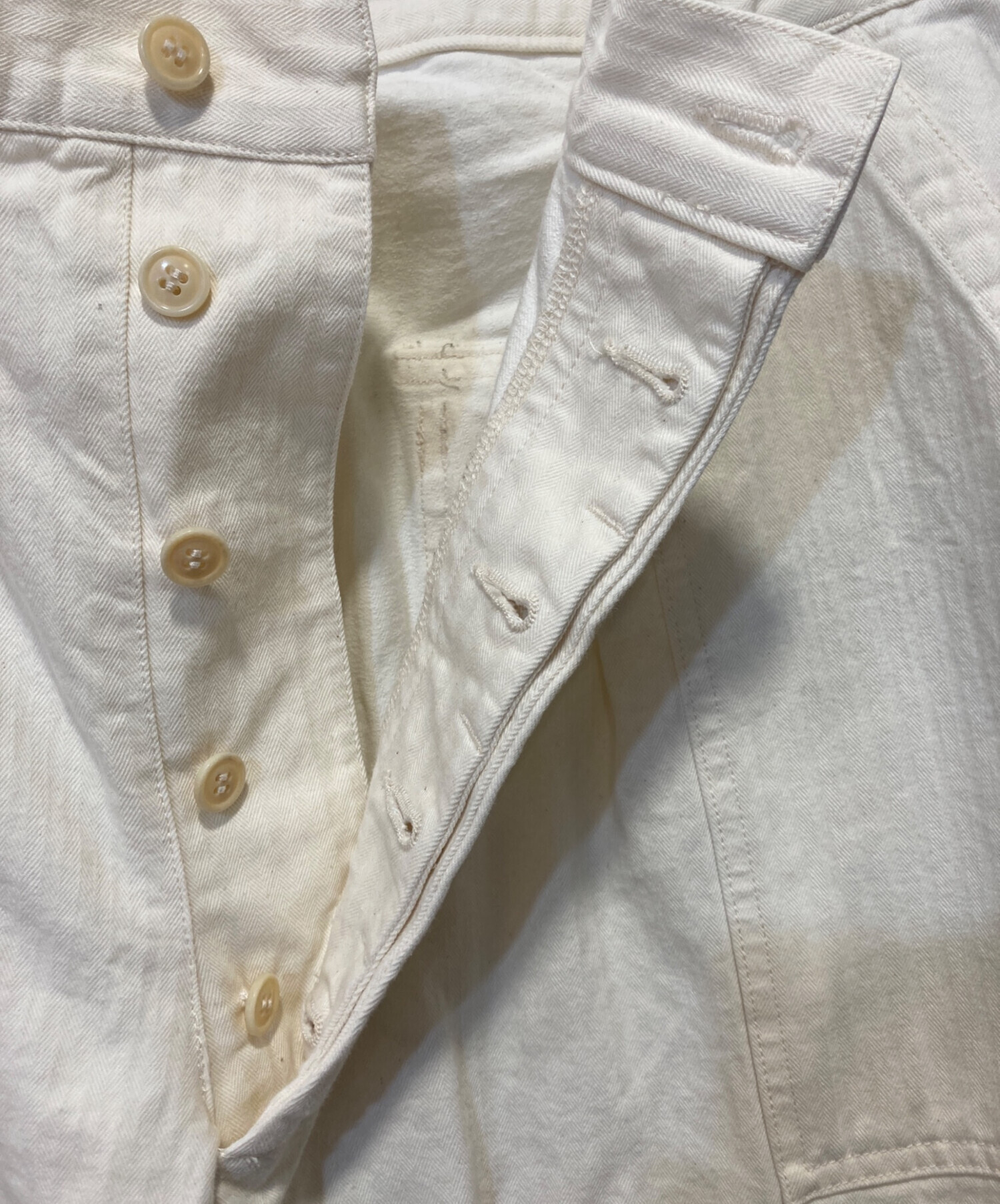 中古・古着通販】A.PRESSE (アプレッセ) USAF Hemmed Bottoms ホワイト