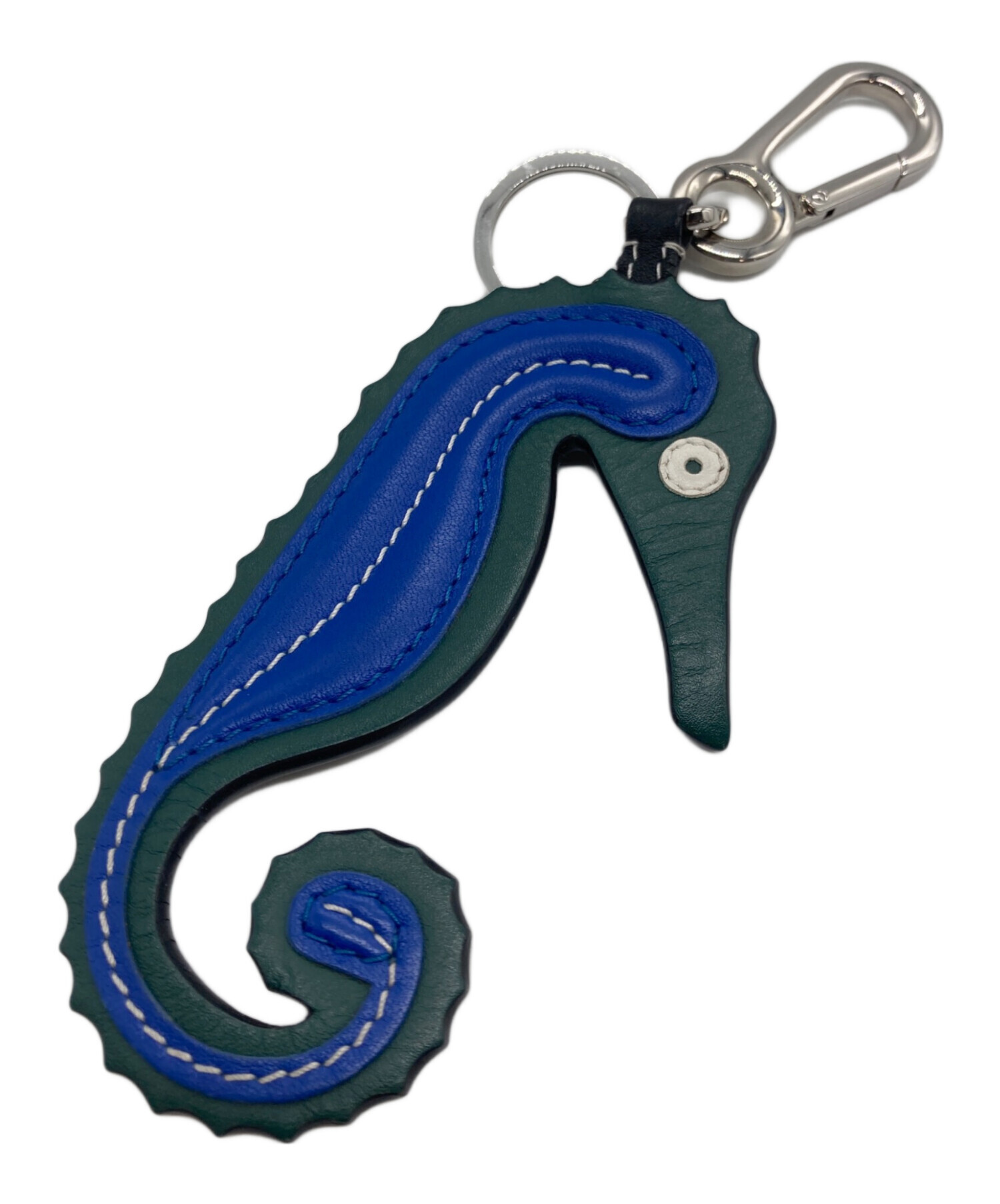 中古・古着通販】LOEWE (ロエベ) シーホースバックチャーム グリーン