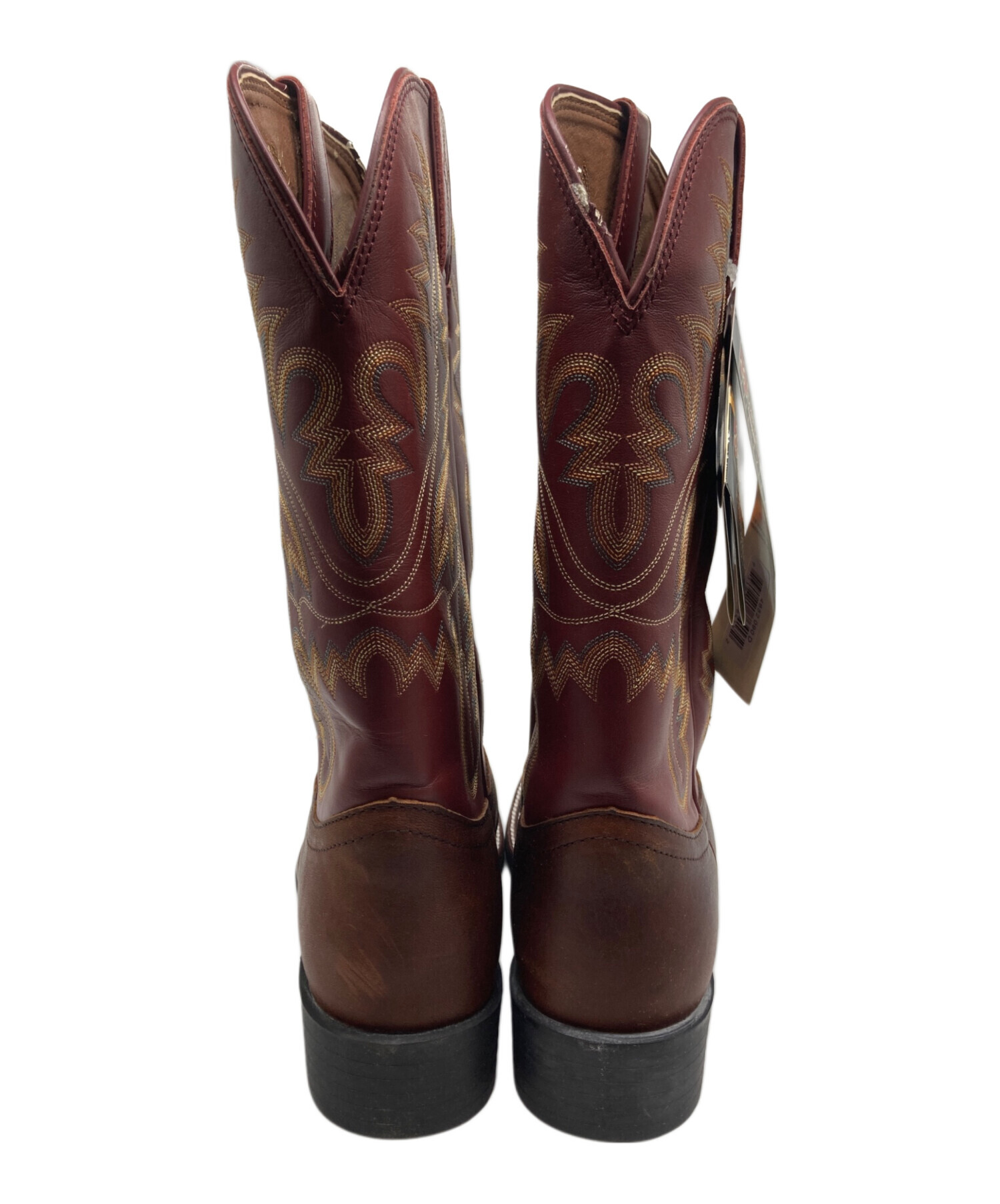 中古・古着通販】JUSTIN (ジャスティン) ウェスタンブーツ ブラウン