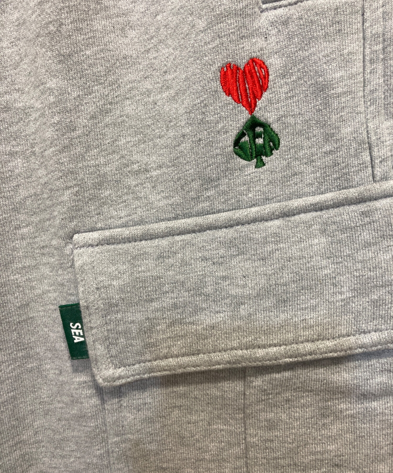 中古・古着通販】WIND AND SEA (ウィンダンシー) Heart & Spade Sweat