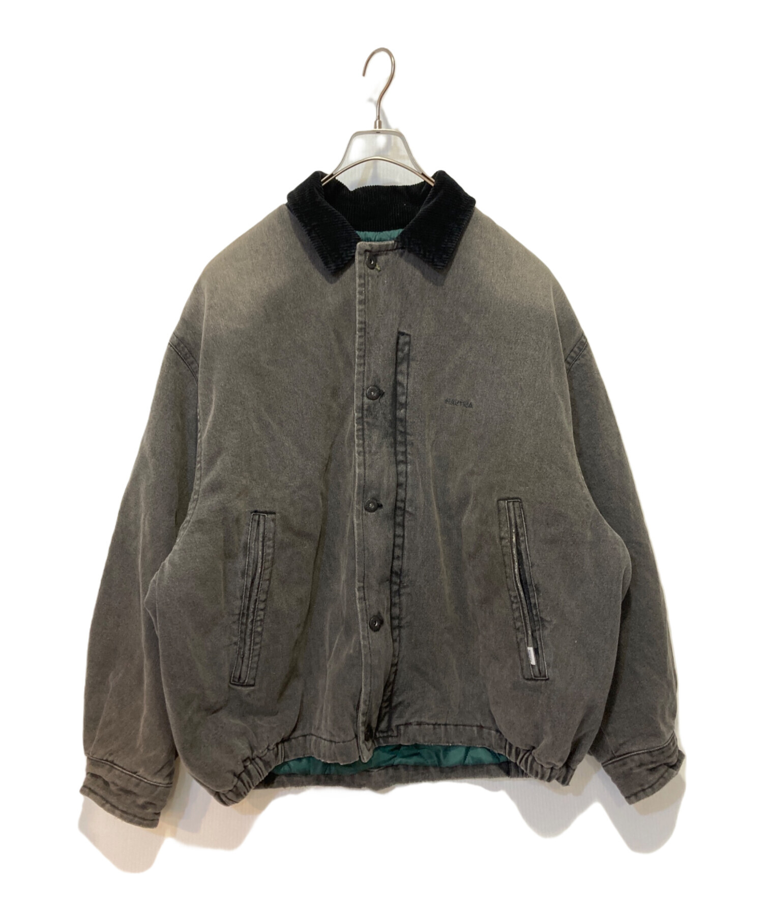 中古・古着通販】NAUTICA (ノーティカ) Denim Blouson グレー サイズ:L 