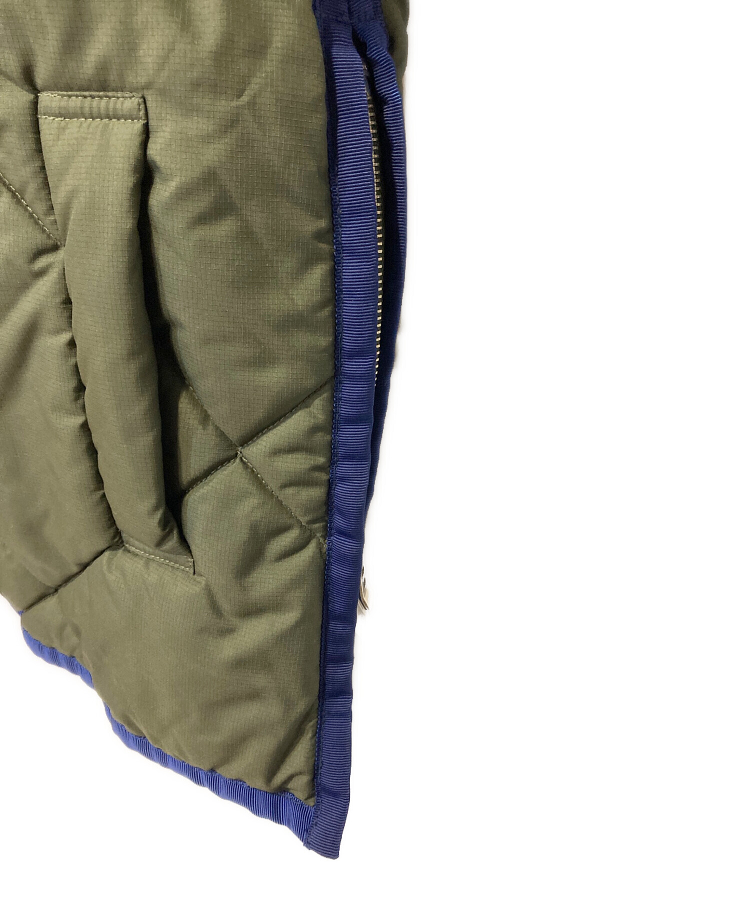 週末値下げ UN3D. キルティングレイヤードワンピース ブラック カーキ