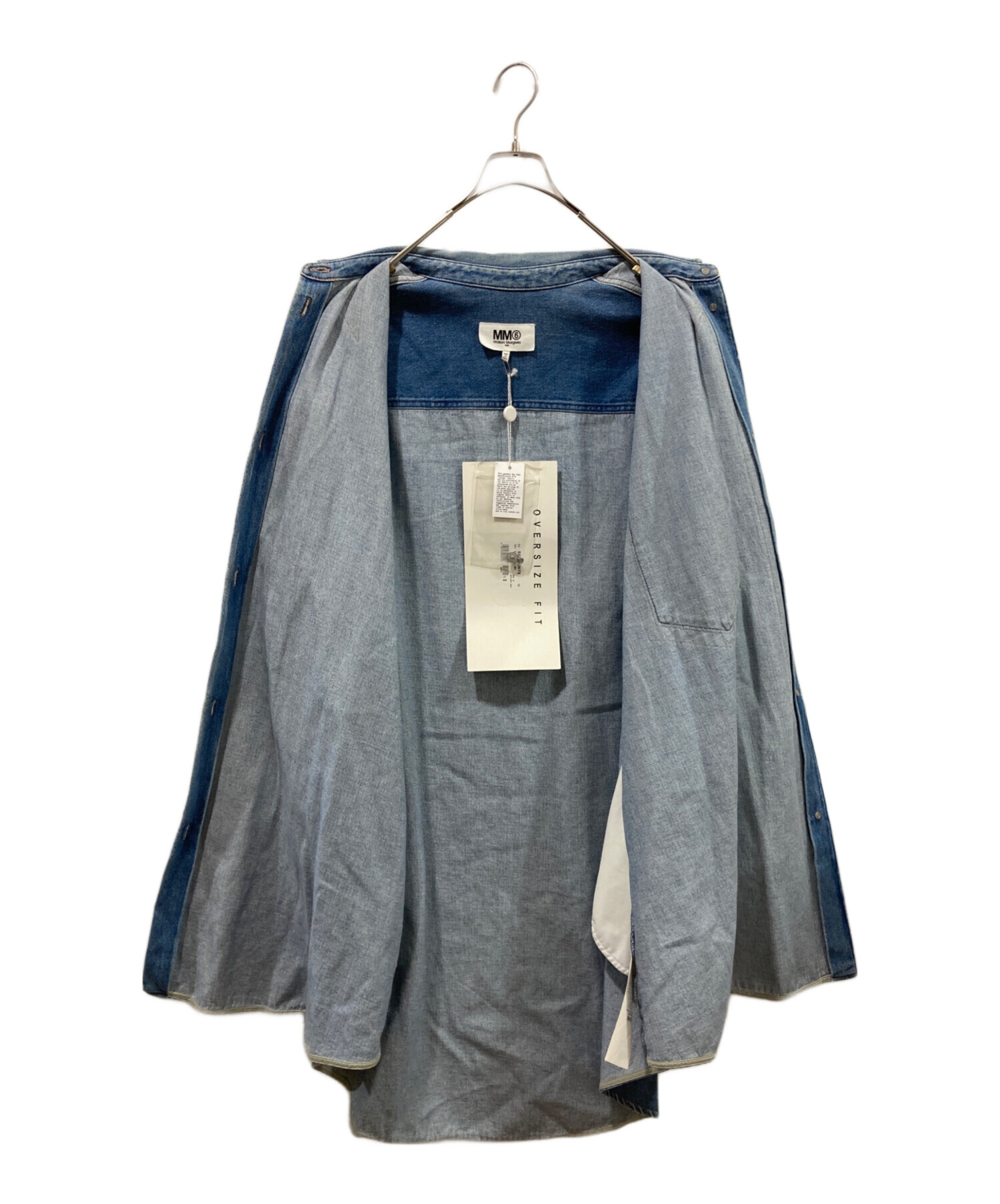 MM6 MAISON MARGIELA シャツワンピース　S size 中古・古着通販】MM6 Maison Margiela (エムエムシックスメゾン