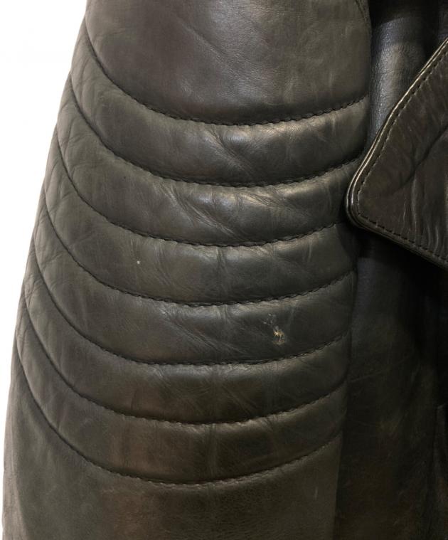 中古・古着通販】ARMANI JEANS (アルマーニジーンズ) ダブルレザー